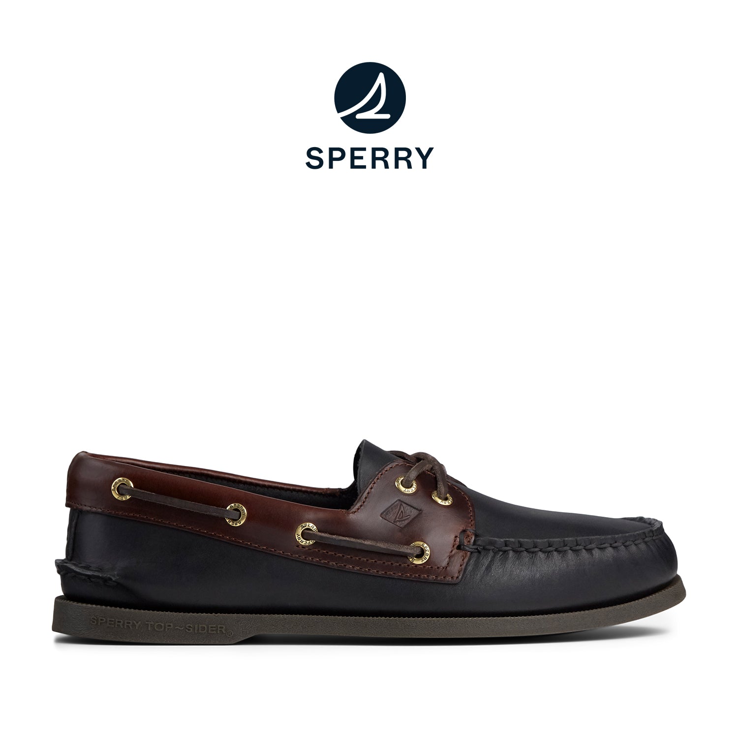 Men's Authentic Original™ Amaretto Boat Shoes Topsider - Black (M103983610)