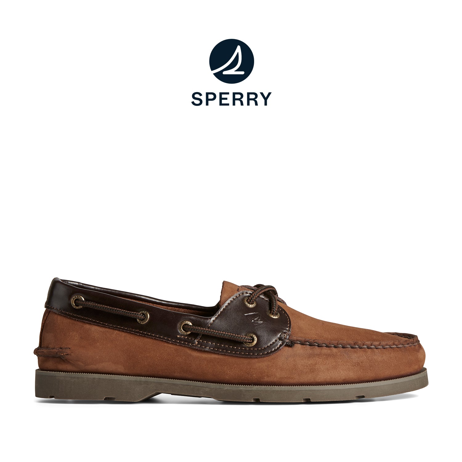 Men's Leeward 2-Eye Boat Shoes Topsider - Brown Buck (24F000210)