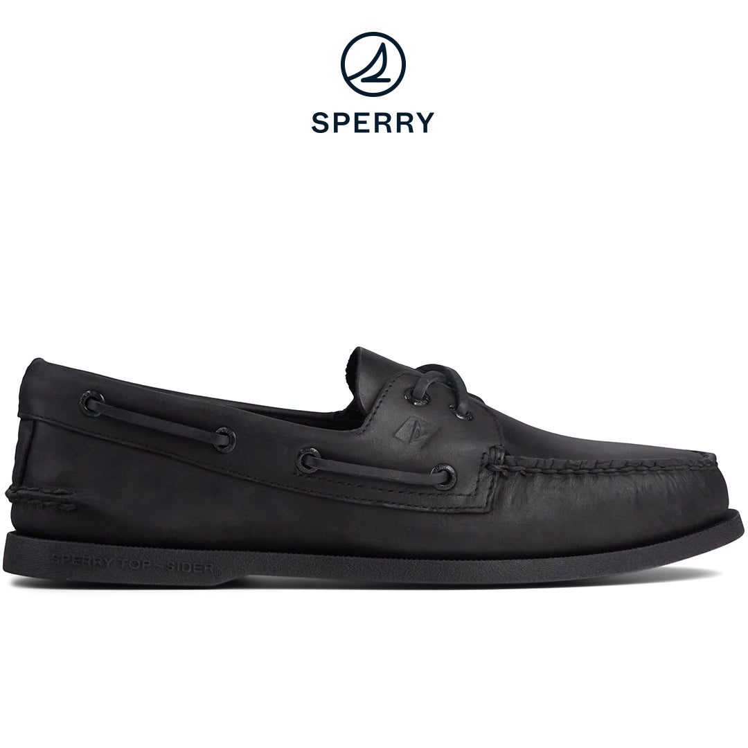 Women's Authentic Original 2-Eye Boat Shoes -Black (08369812)