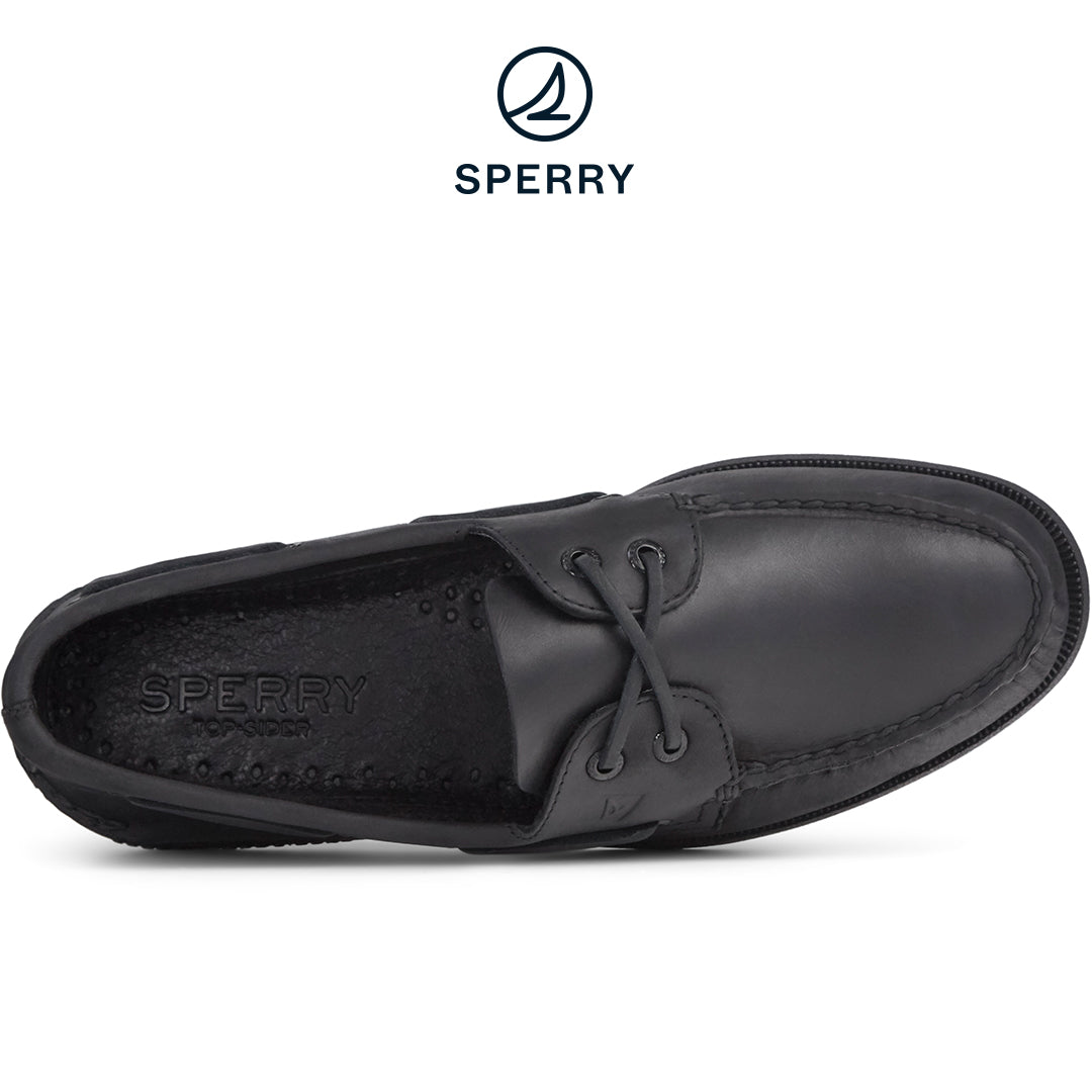 Women's Authentic Original 2-Eye Boat Shoes -Black (08369812)