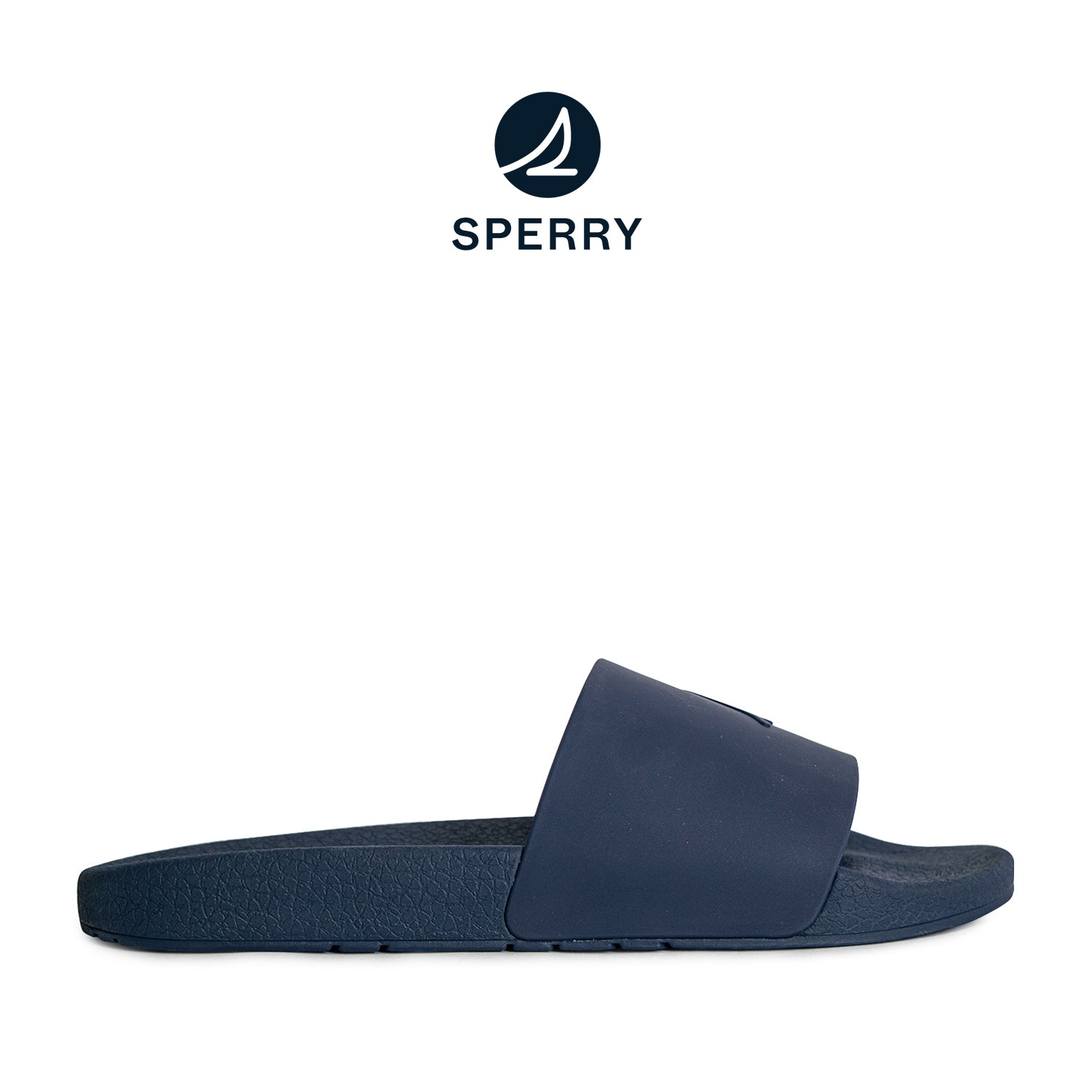 Men's Freeboard Logo Slide Sandals - Navy (10395579)