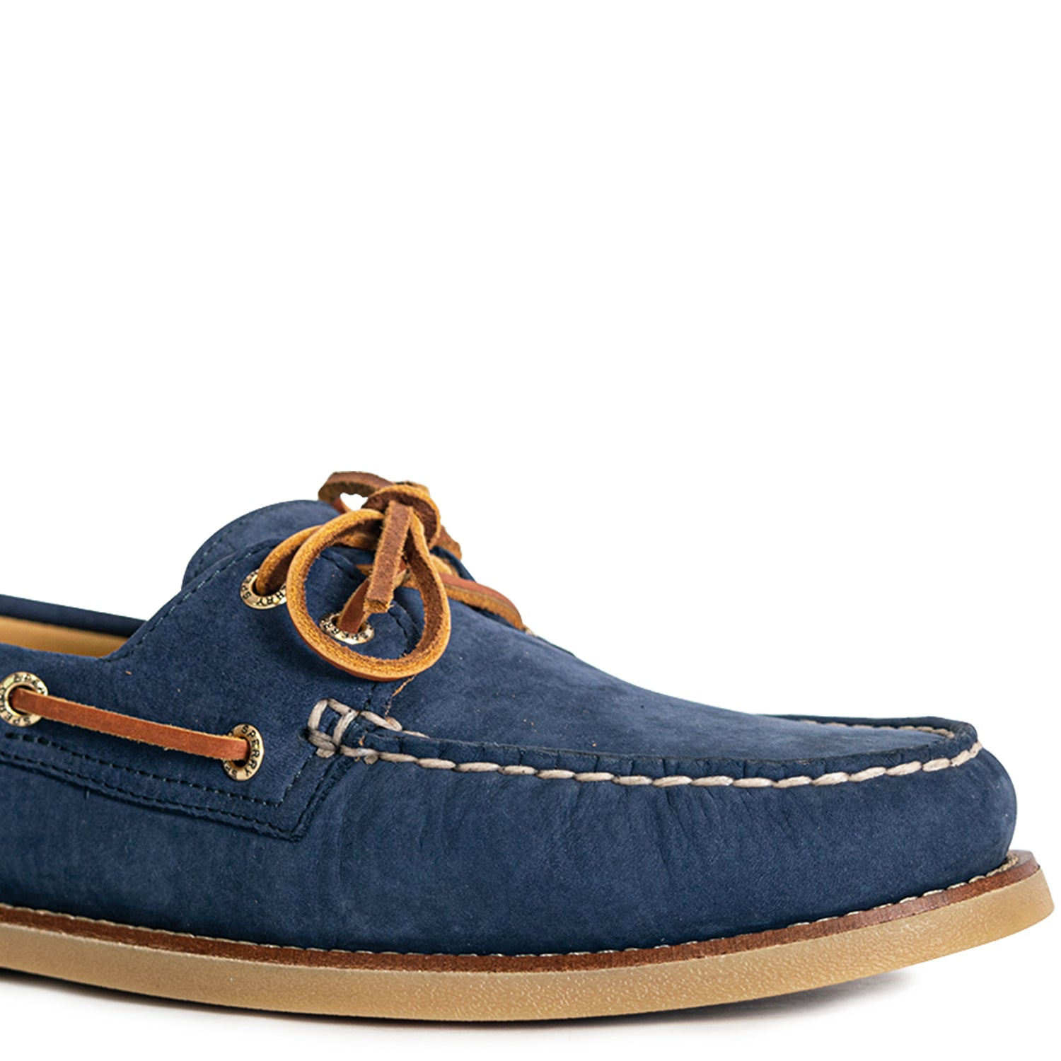 Men's Gold Authentic Original™ 2-Eye Nubuck Boat Shoes Topsider - Navy (10398460)