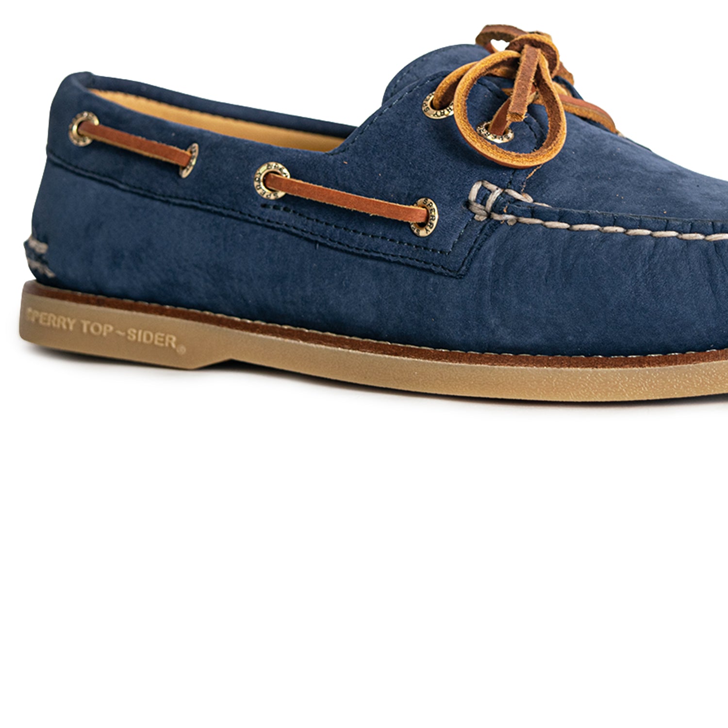 Men's Gold Authentic Original™ 2-Eye Nubuck Boat Shoes Topsider - Navy (10398460)