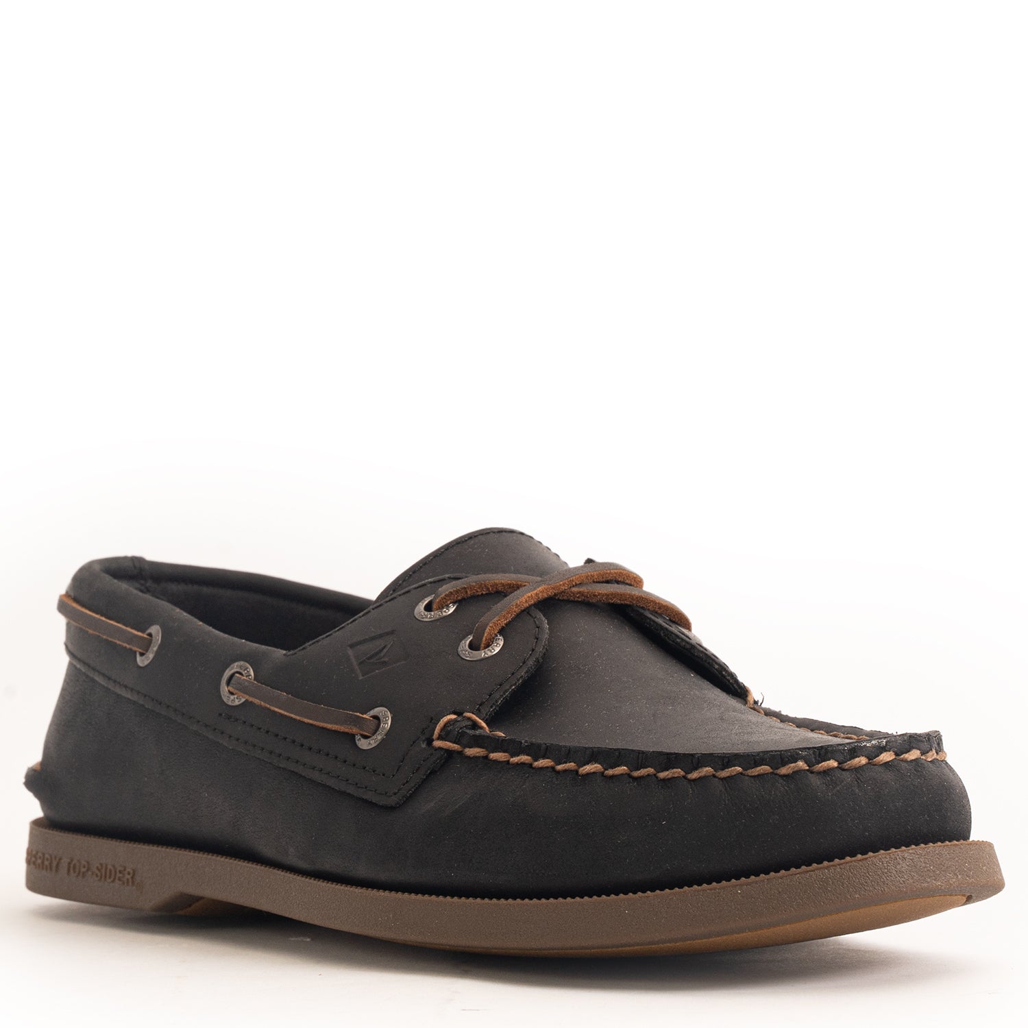 Men's Authentic Original™ 2 Eye Crosslace Boat Shoes - Other Black (M10410722)