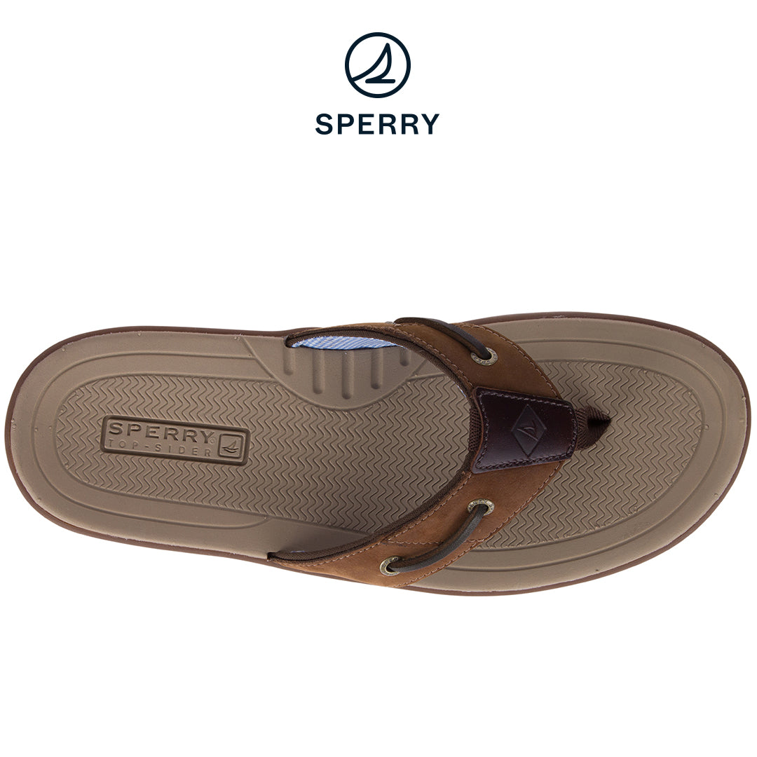 Men's Baitfish Brown Flip-Flops (10487351)