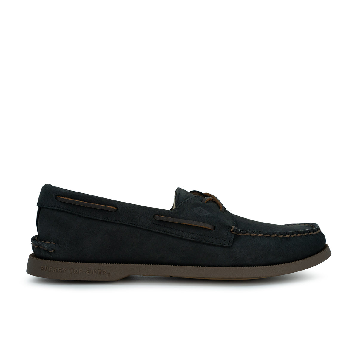 Men's Authentic Original™ 2 Cross Lace Boat Shoe - Black (M14447279)