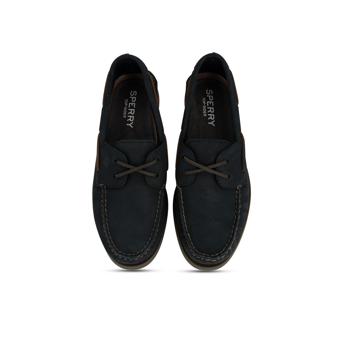 Men's Authentic Original™ 2 Cross Lace Boat Shoe - Black (M14447279)