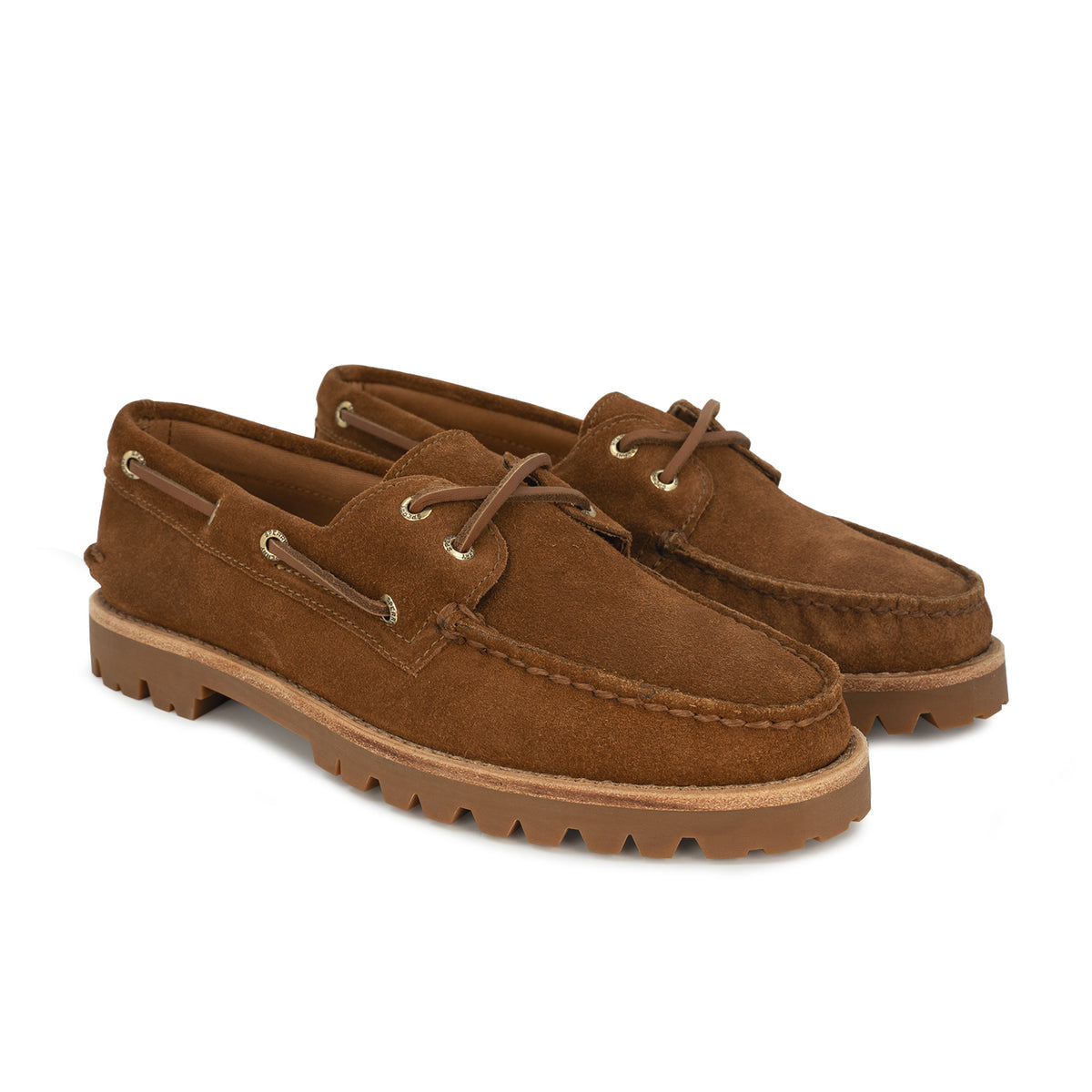 Women's Authentic Original™ 2 Eye Low Lug Suede Boat Shoe - Tan (L14447511)