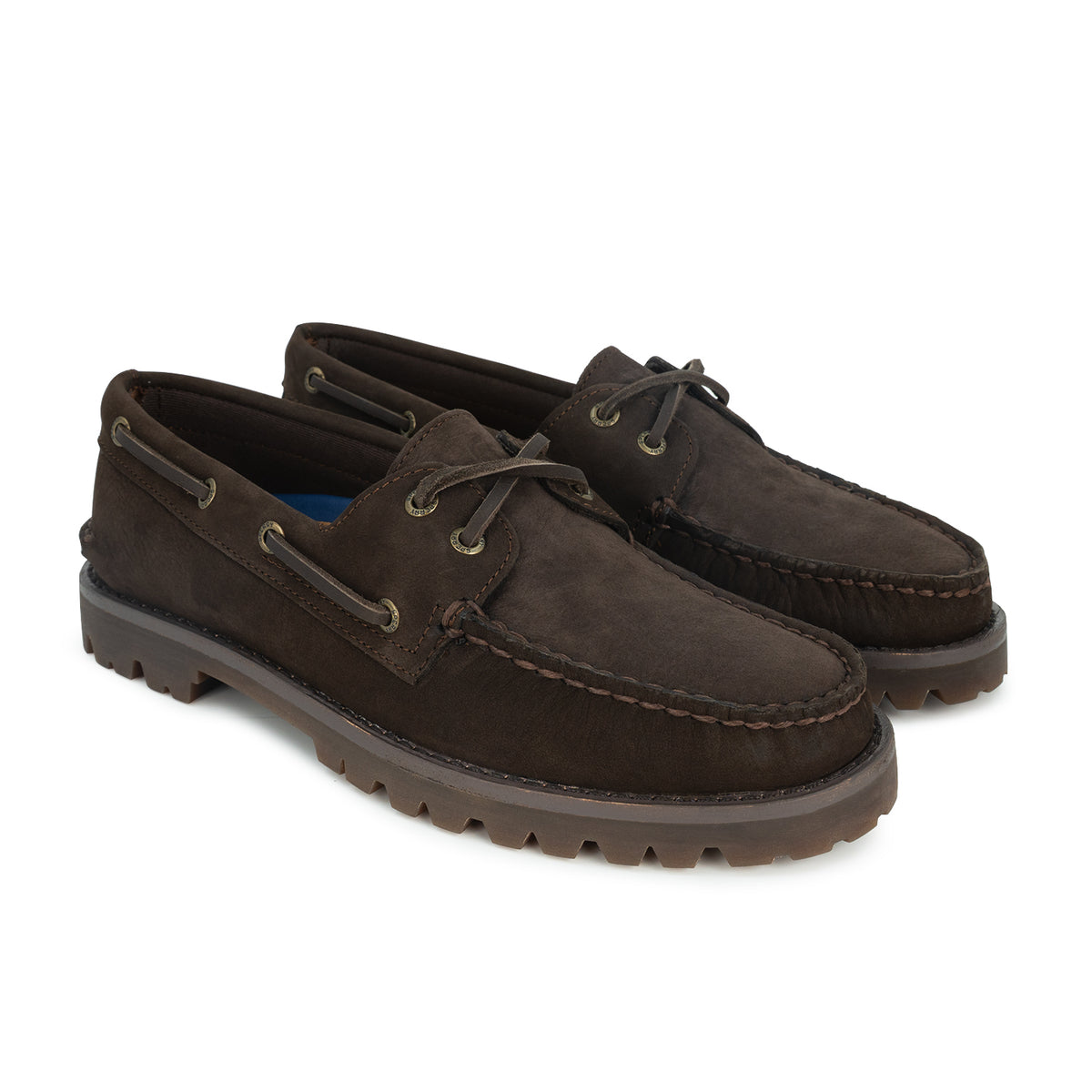 Women's Authentic Original™ 2 Eye Low Lug Nubuck Boat Shoe - Dark Brown (L14447514)
