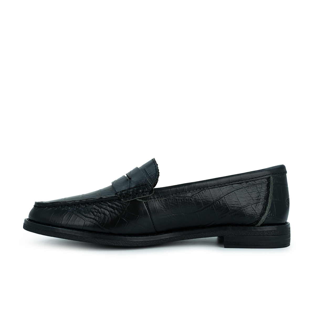 Women's Seaport Penny Emb Croco Casual - Black (L14447524)