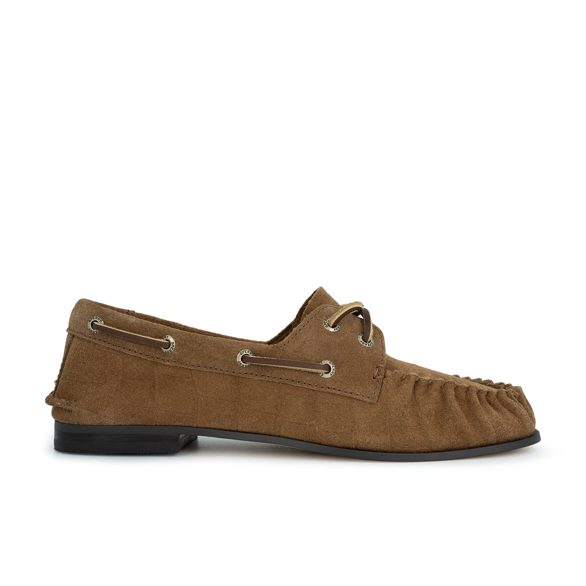 Women's Sammiboat Suede Boat Shoe - Walnut (L14447538)