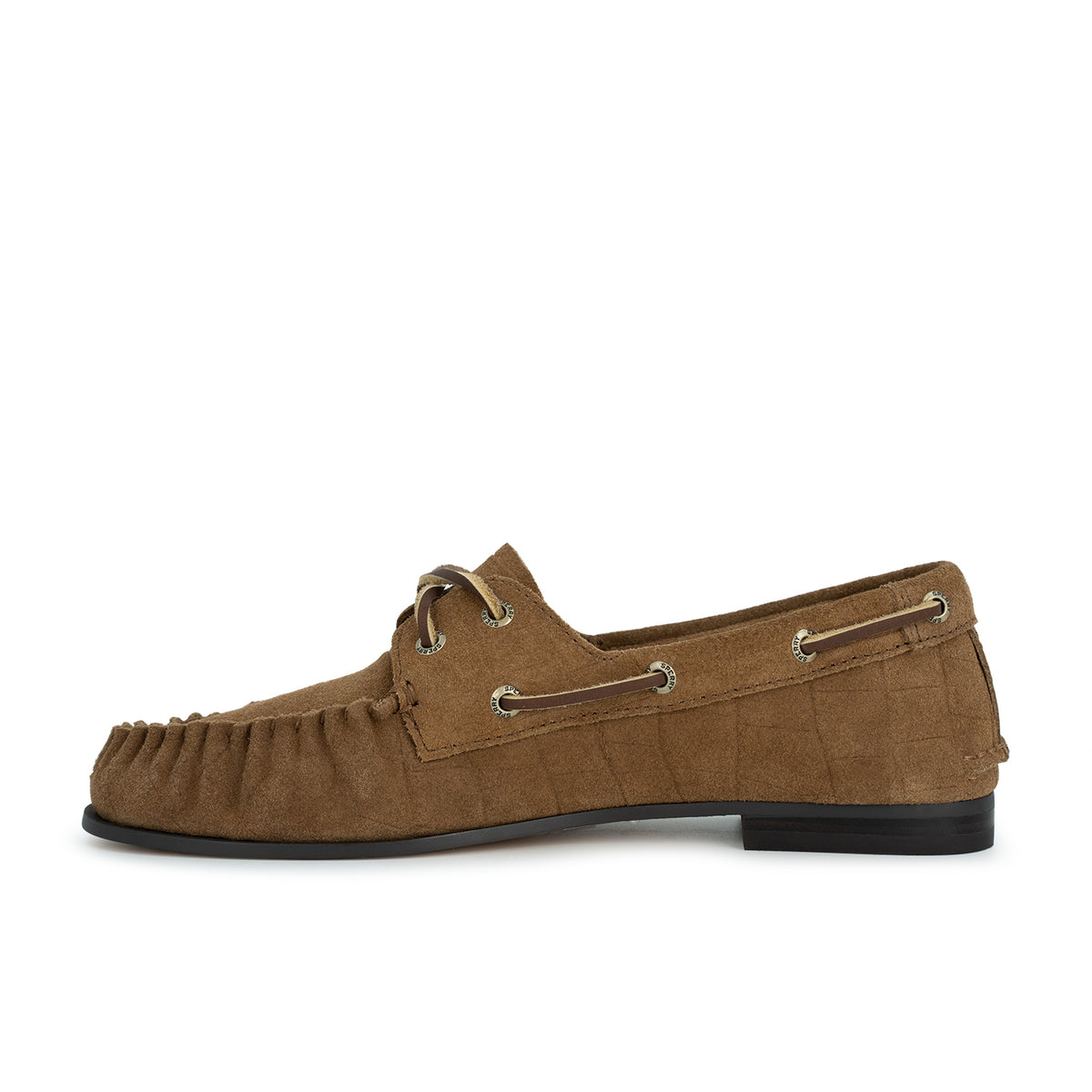 Women's Sammiboat Suede Boat Shoe - Walnut (L14447538)