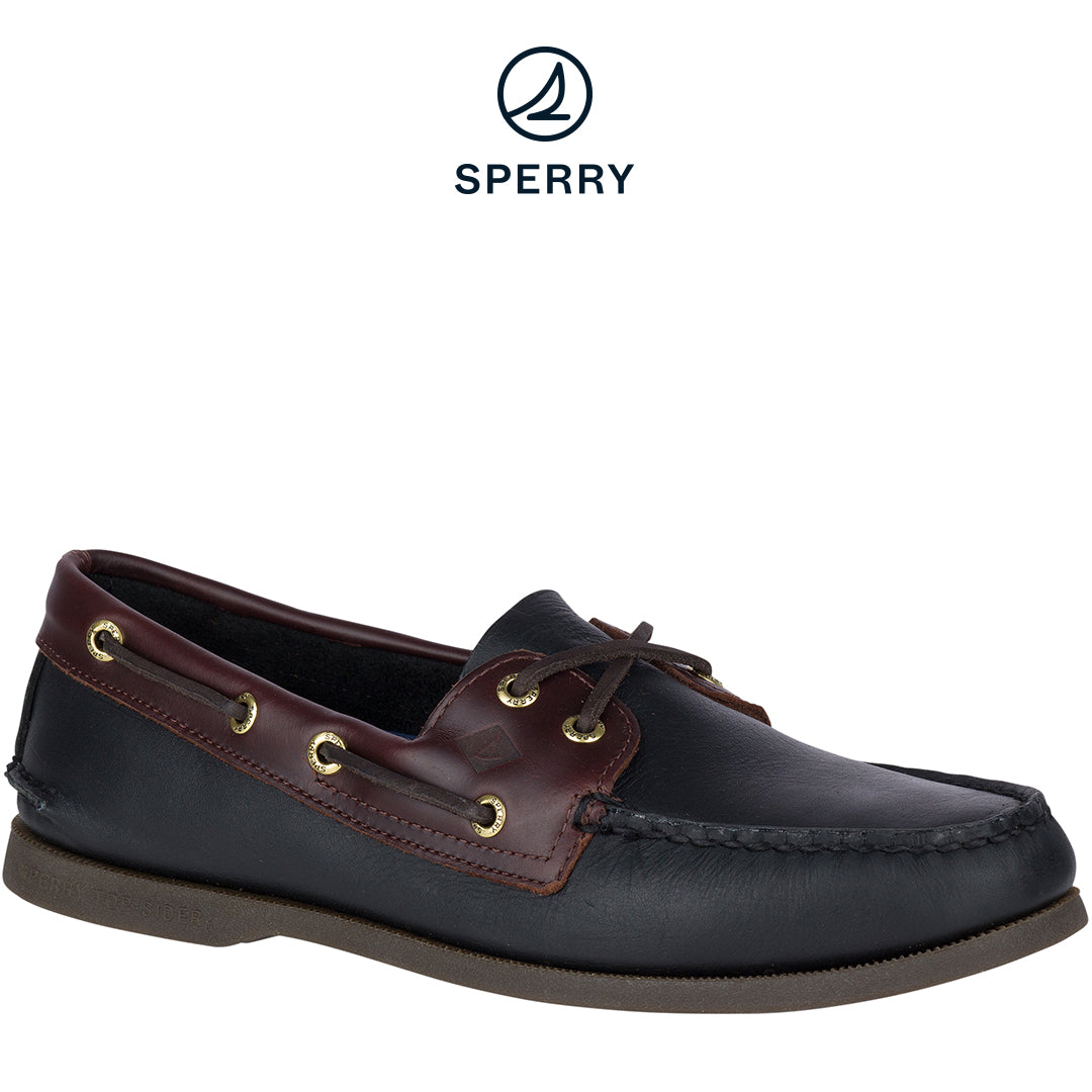 Men's Authentic Original Black Amaretto Boat Shoe (1914861)