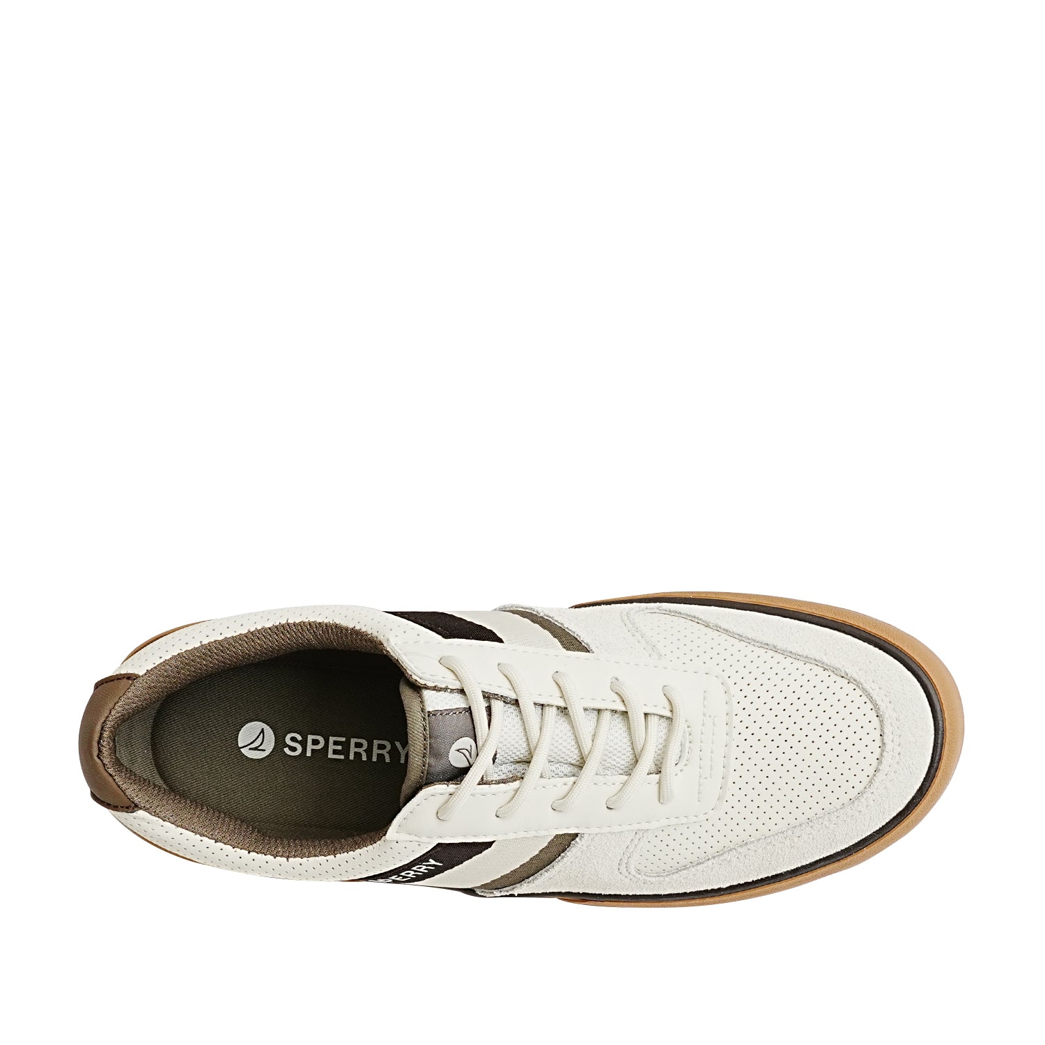 Men's Halyard Retro II Sneakers - Brown/Gum (25F03451)