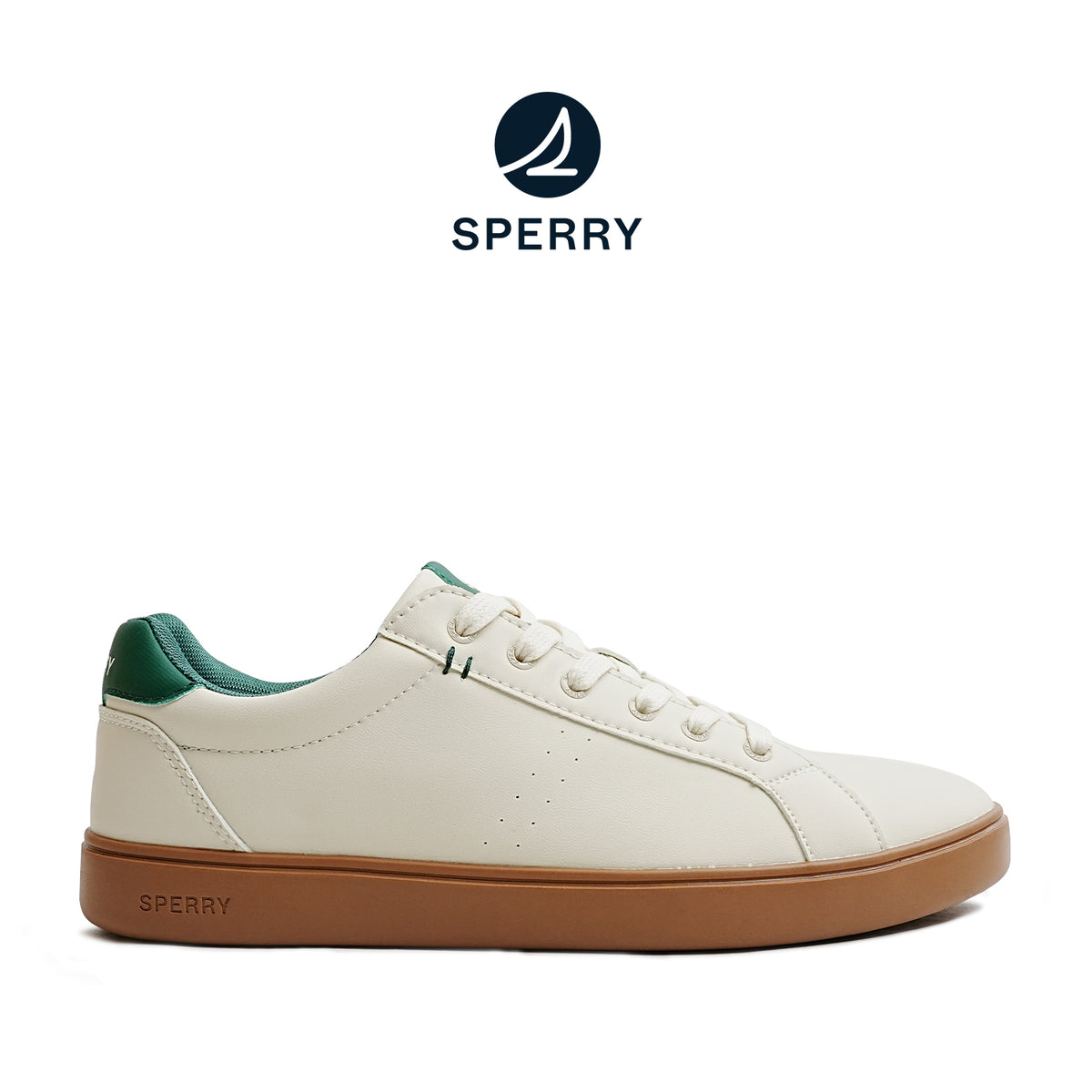 Men's Deck 90 Sneakers - Off White/Green/Gum (25F03711)