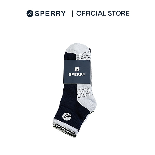 Sperry 2• In• 1 Ankle Socks Accents - Green/Navy (25F65641)