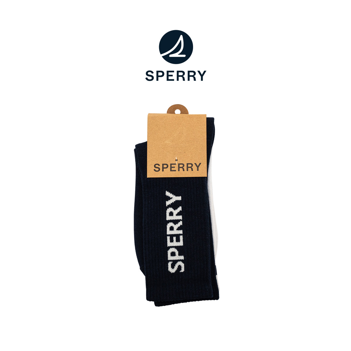 Varsity Crew Socks - Navy (25F65780)