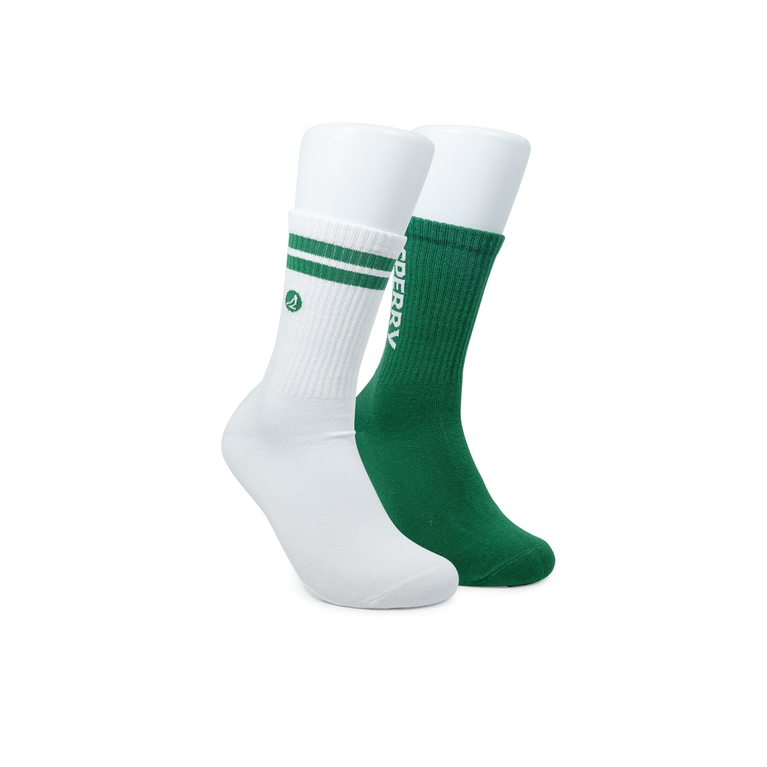Varsity Crew Socks - Green (25F65790)