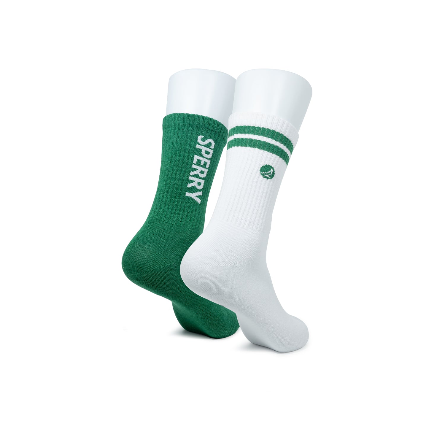 Varsity Crew Socks - Green (25F65790)