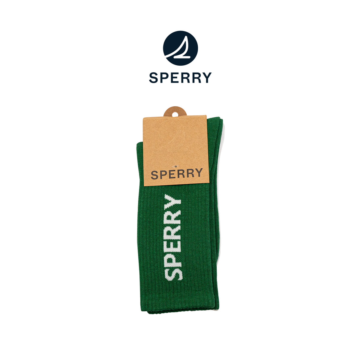 Varsity Crew Socks - Green (25F65790)