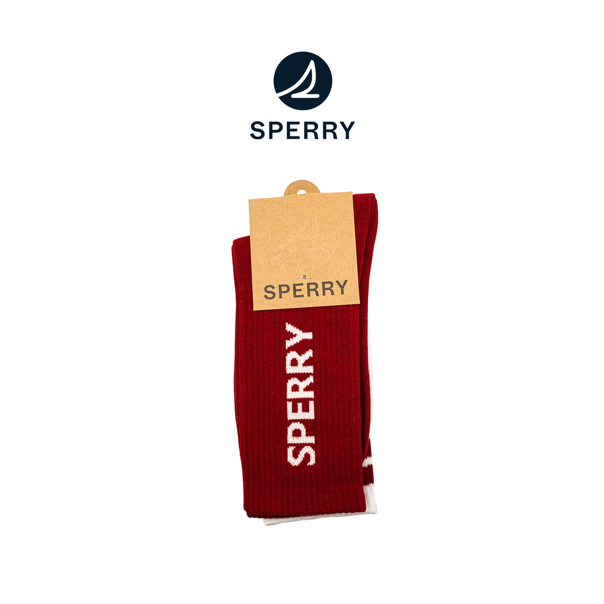 Varsity Crew Socks - Red (25F65800)
