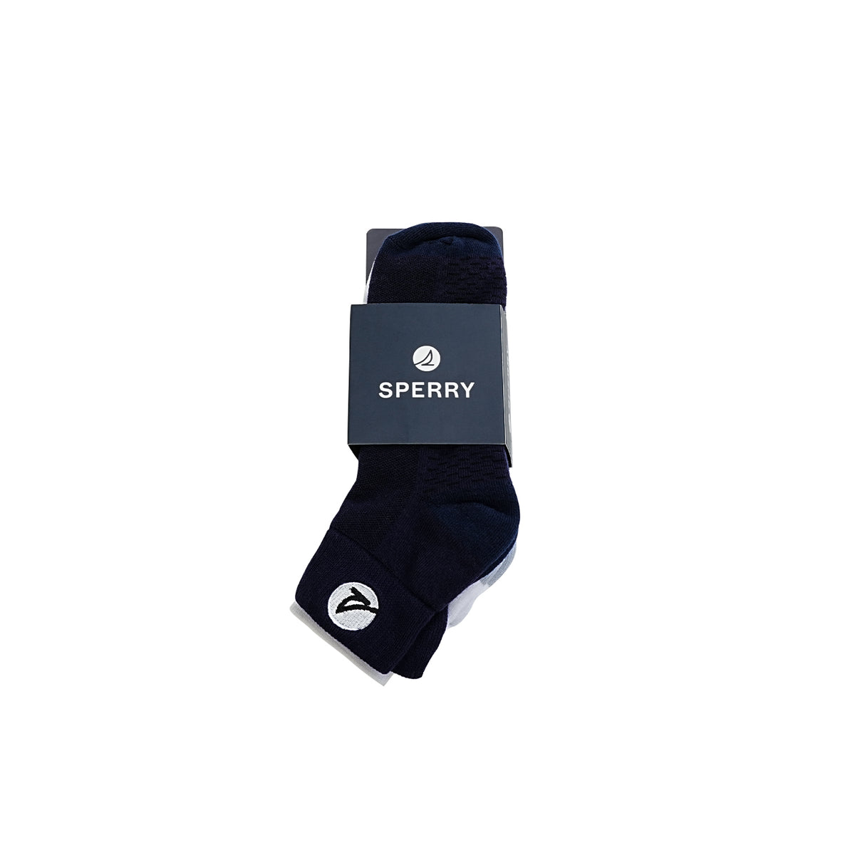 2• In• 1 Ankle Socks Accents - Green/Navy (25F66112)