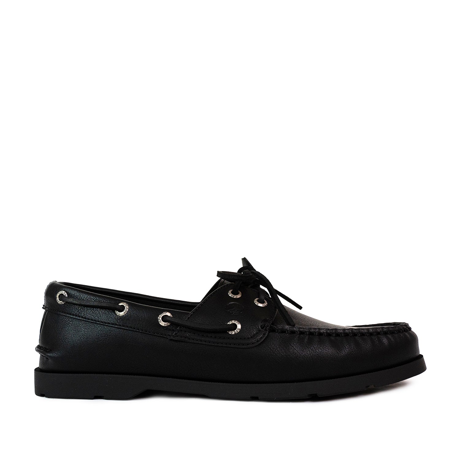 Men's Leeward Boat Shoes Topsider - Black (25S00051)