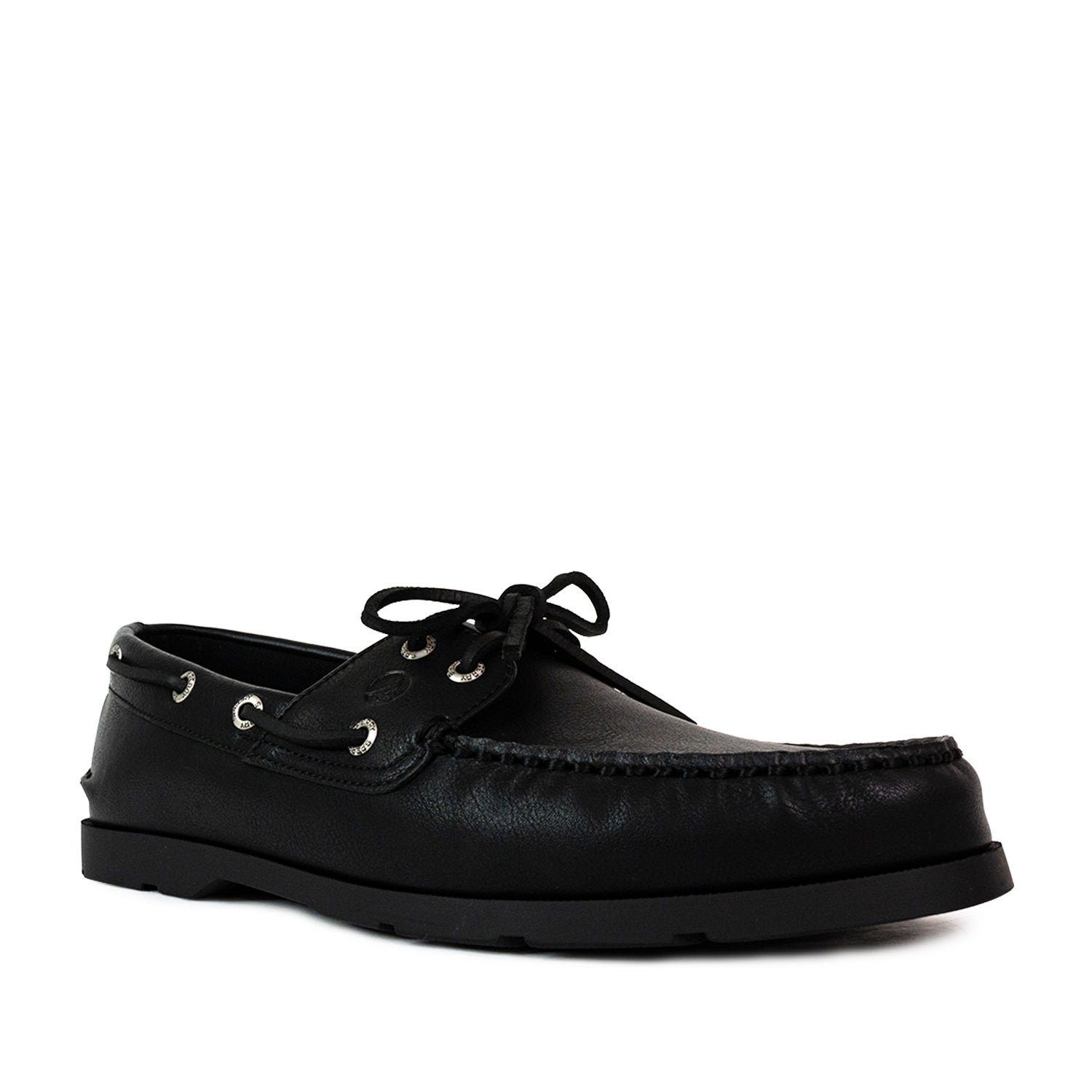 Men's Leeward Boat Shoes Topsider - Black (25S00051)