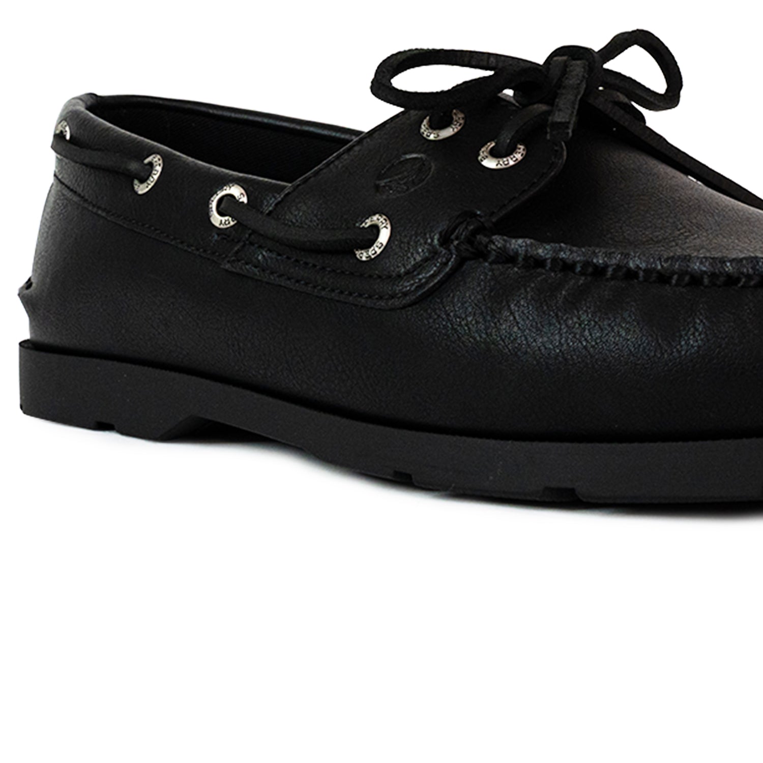 Men's Leeward Boat Shoes Topsider - Black (25S00051)