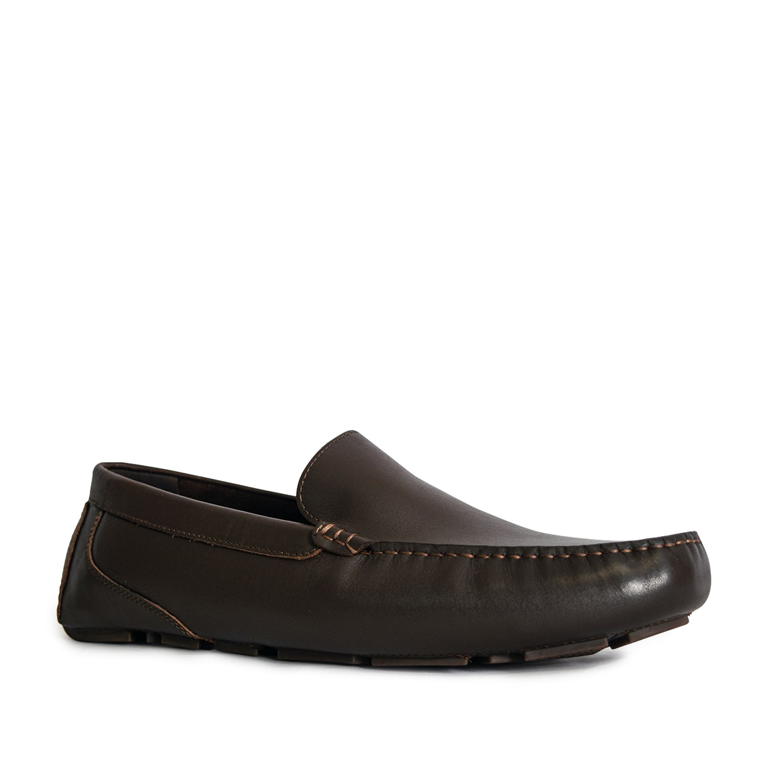Men's Davenport Casual Loafers - Dark Brown (25S00091)