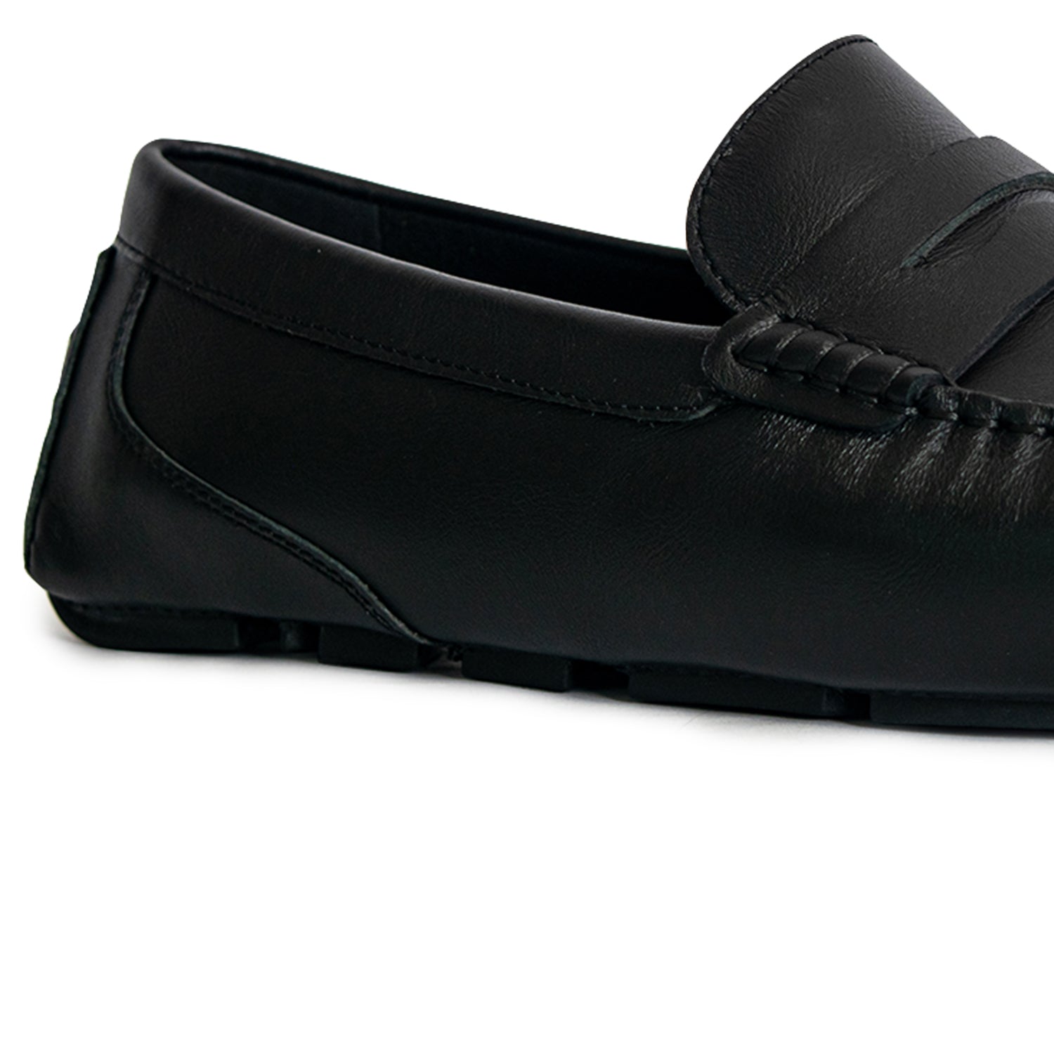 Men's Davenport Casual Penny Loafers - Black (25S00111)