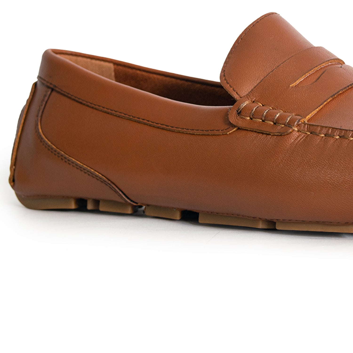Men's Davenport Casual Penny Loafers - Brown (25S00141)
