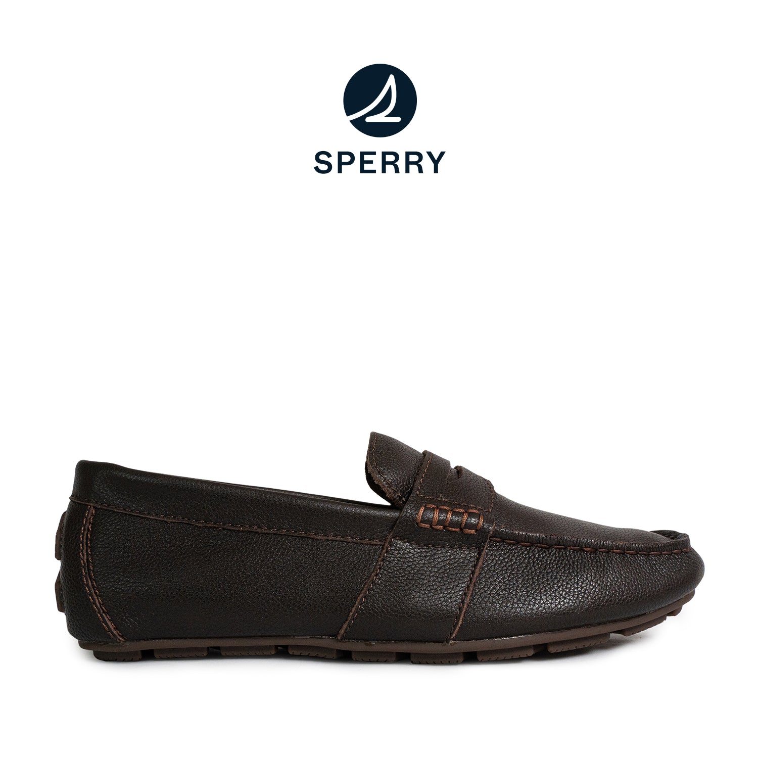 Men's Wave Driver Penny Casual Loafers - Dark Brown (25S00251)
