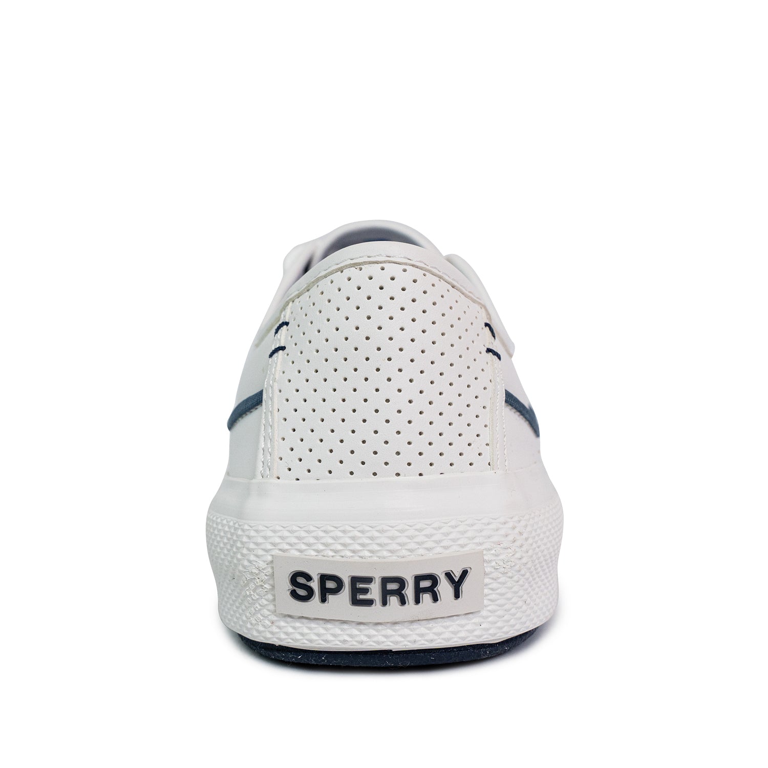 Men's Soletide Leather Sneakers - Off White/Blue Wave (25S00391)
