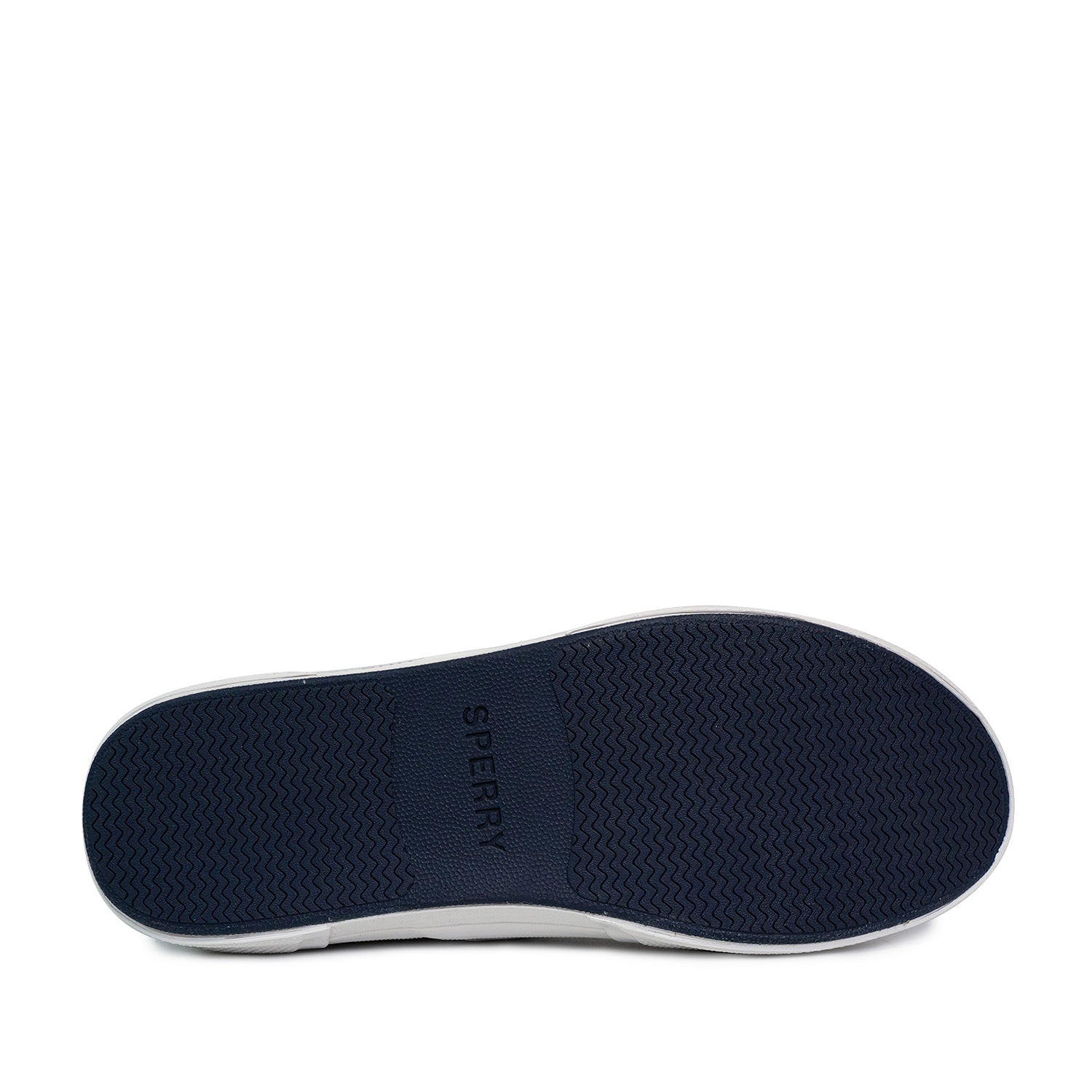 Men's Soletide Leather Sneakers - Off White/Blue Wave (25S00391)
