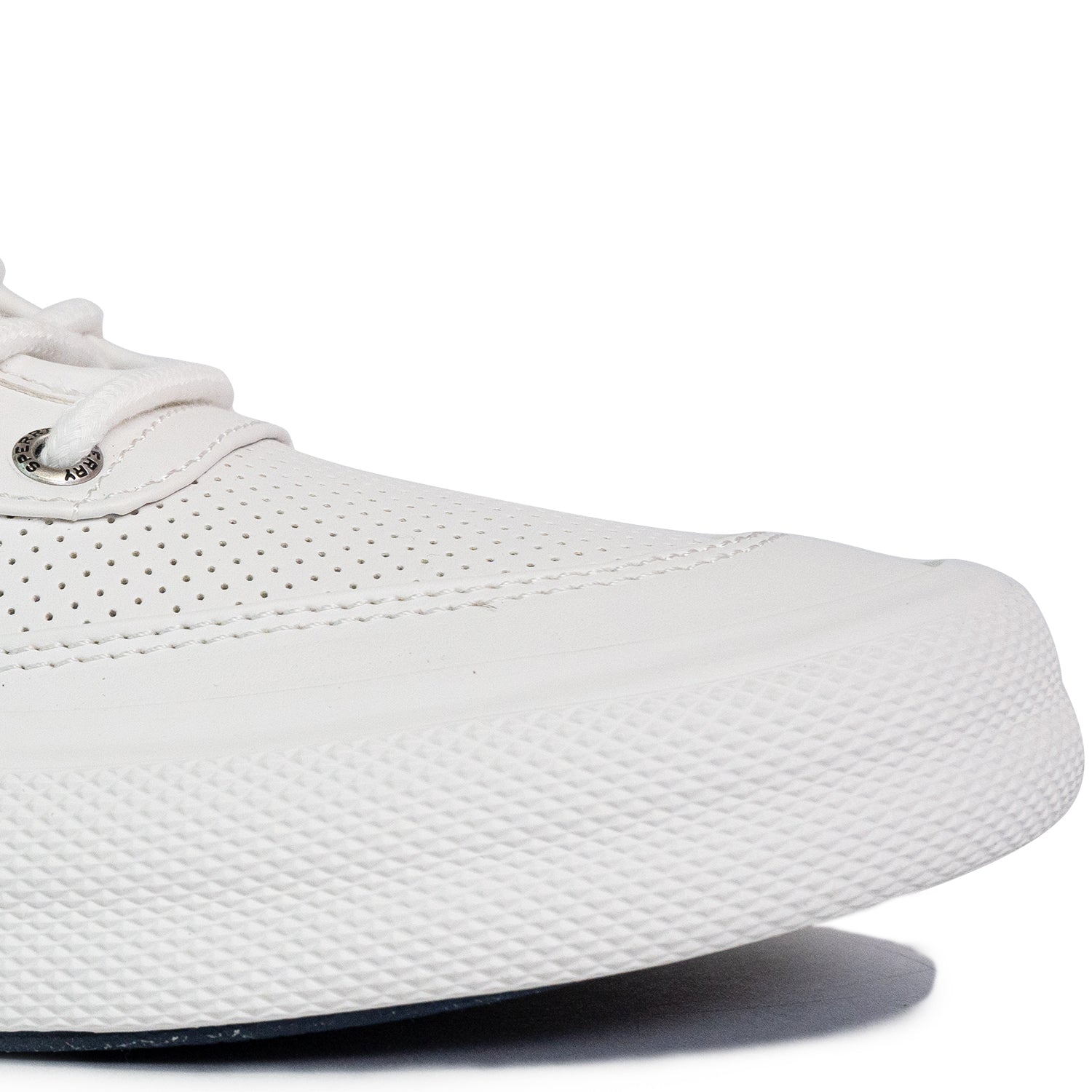 Men's Soletide Leather Sneakers - Off White/Blue Wave (25S00391)