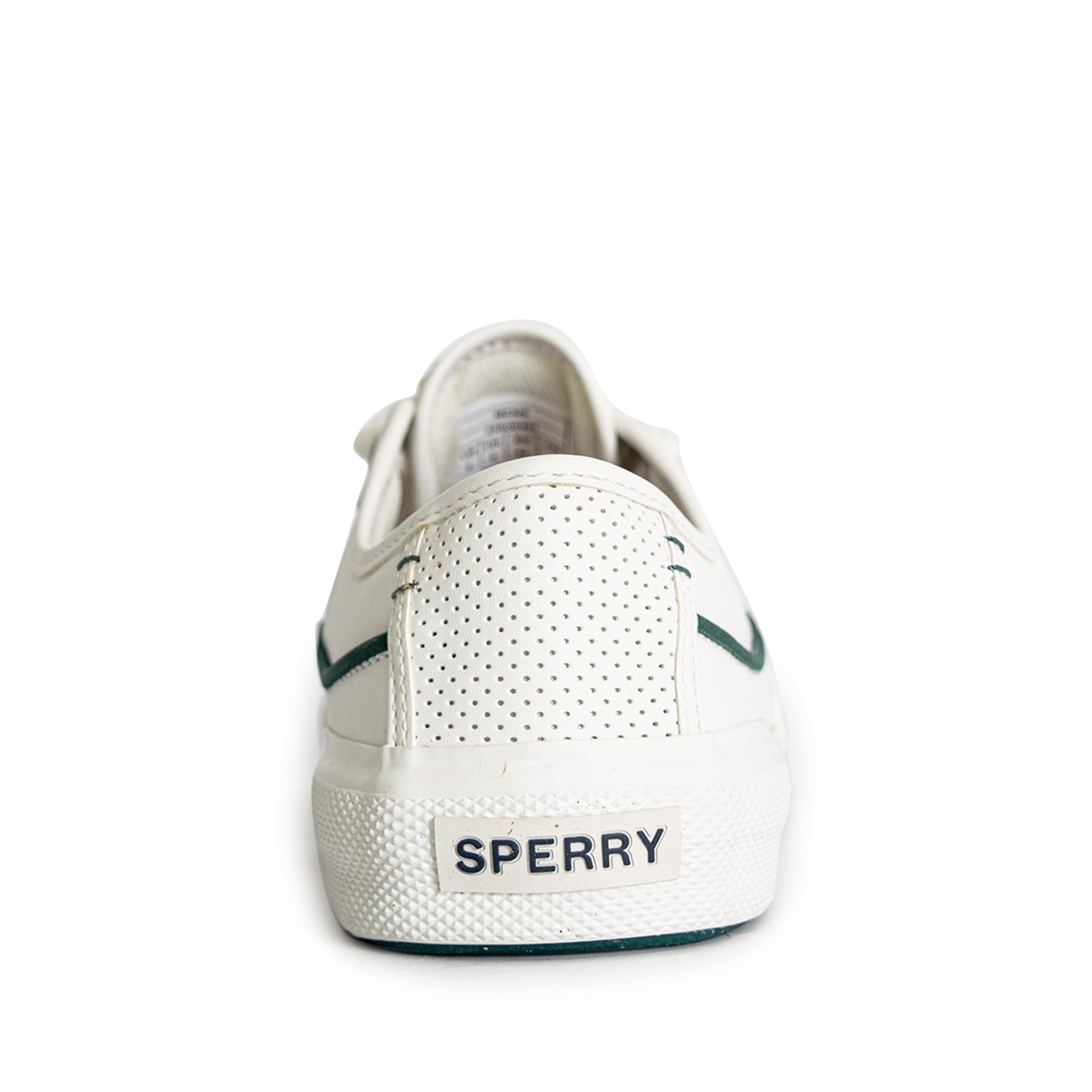 Men's Soletide Leather Sneakers - Off White/Green (25S00401)