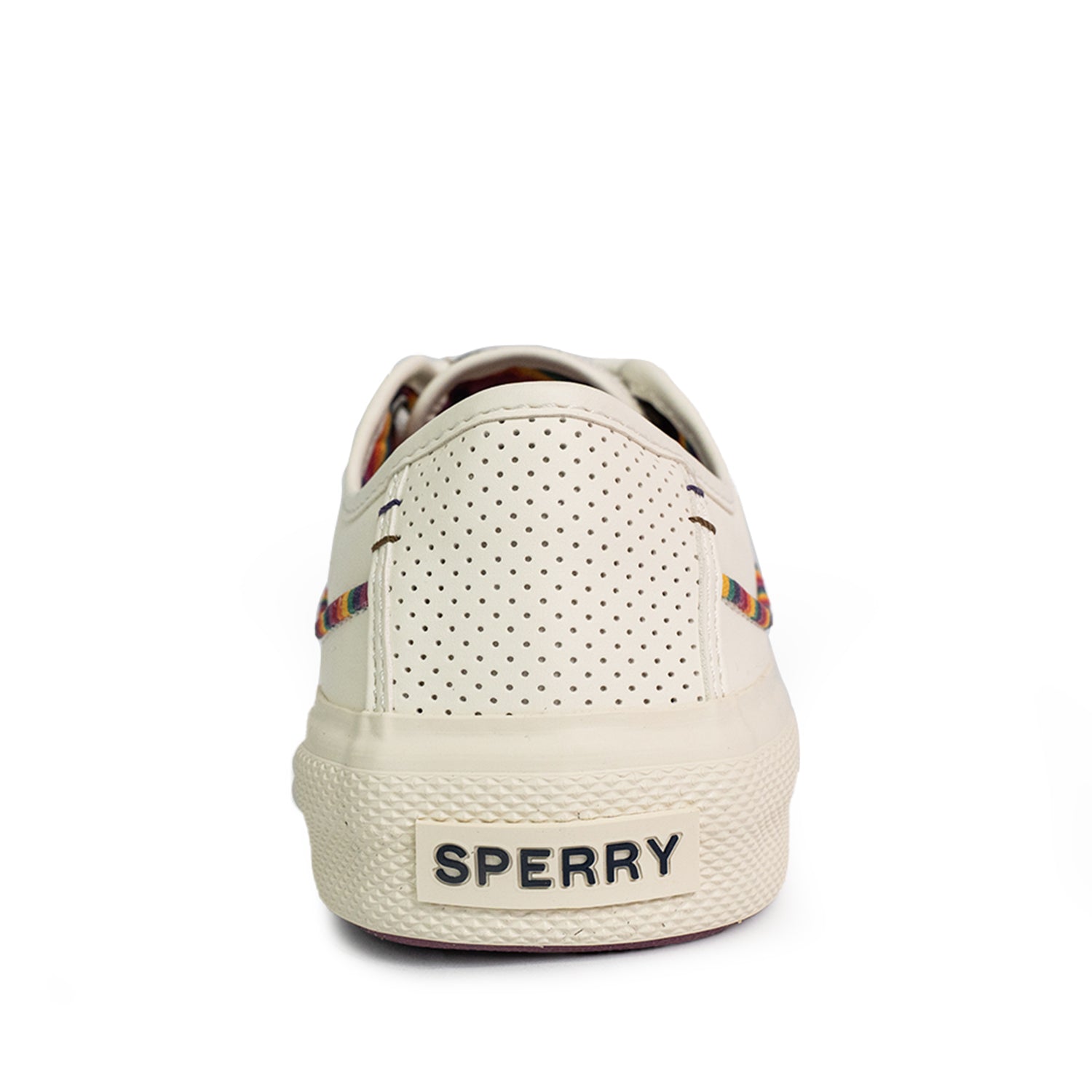 Men's Soletide Leather Sneakers - Light Beige/Rainbow (25S00411)