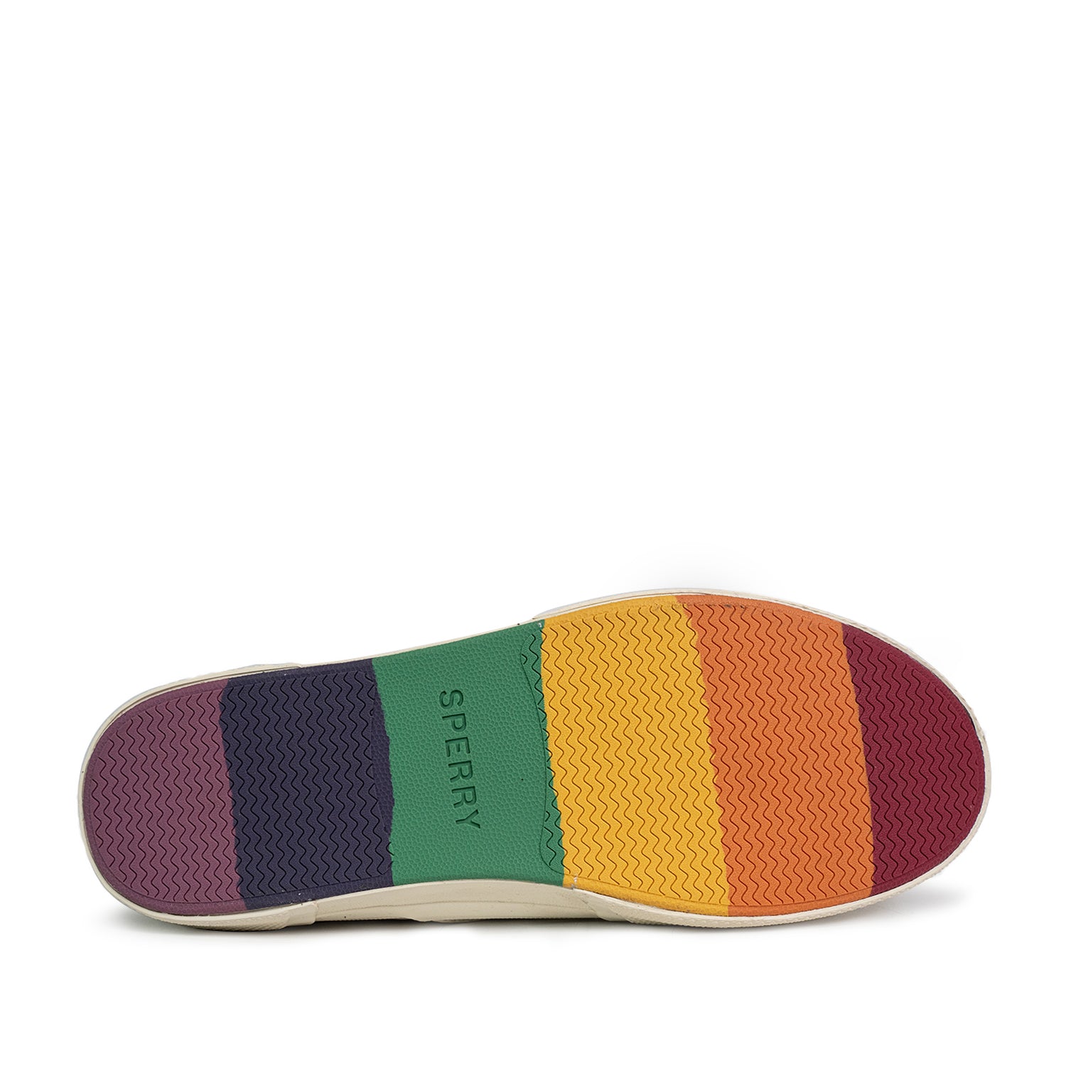Men's Soletide Leather Sneakers - Light Beige/Rainbow (25S00411)