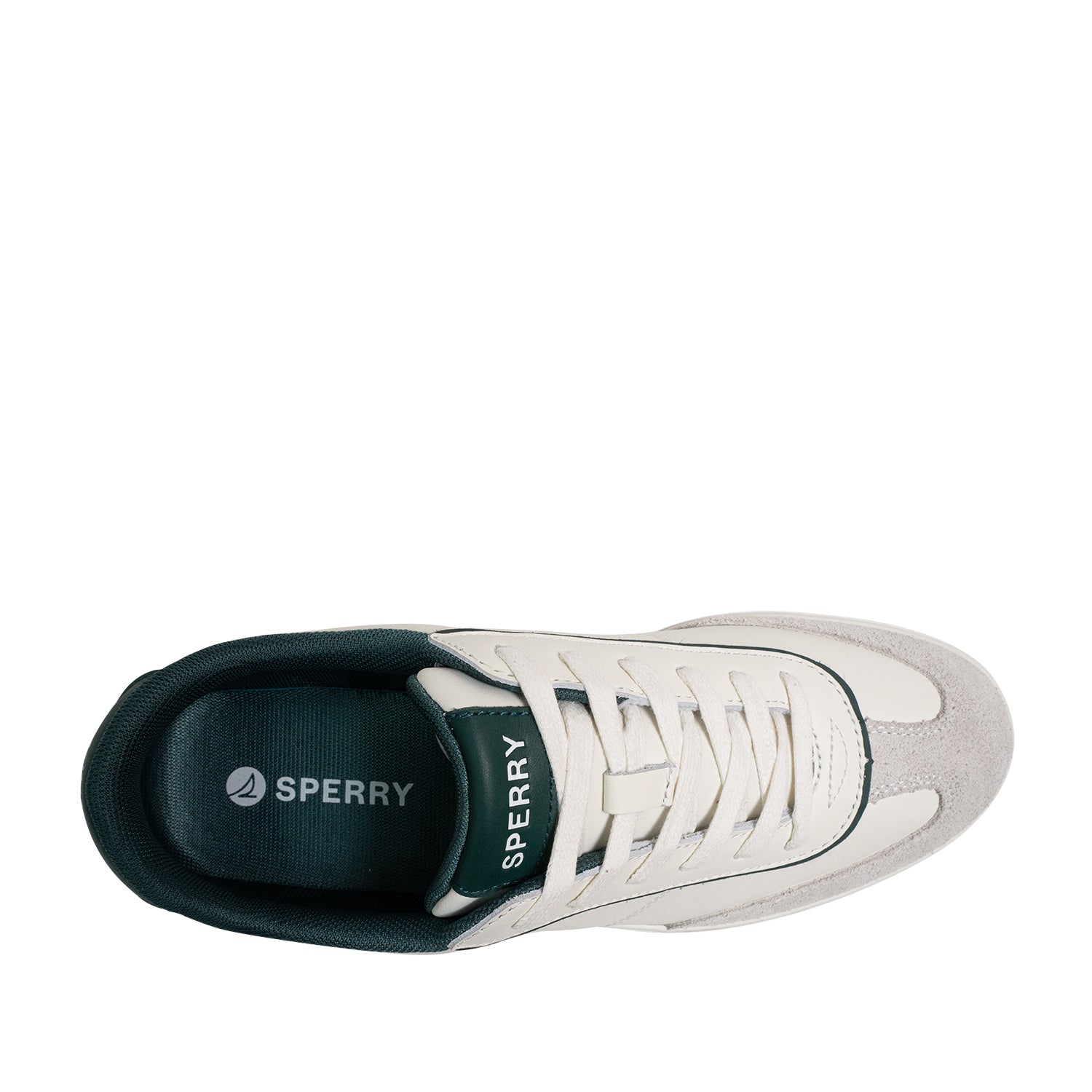 Men's Pier 90 Leather Sneakers - Off-White/Green (25S00421)