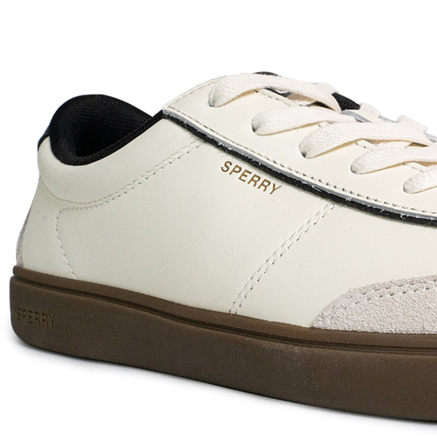 Men's Pier 90 Leather Sneakers - Off-White/Black/Gum (25S00431)