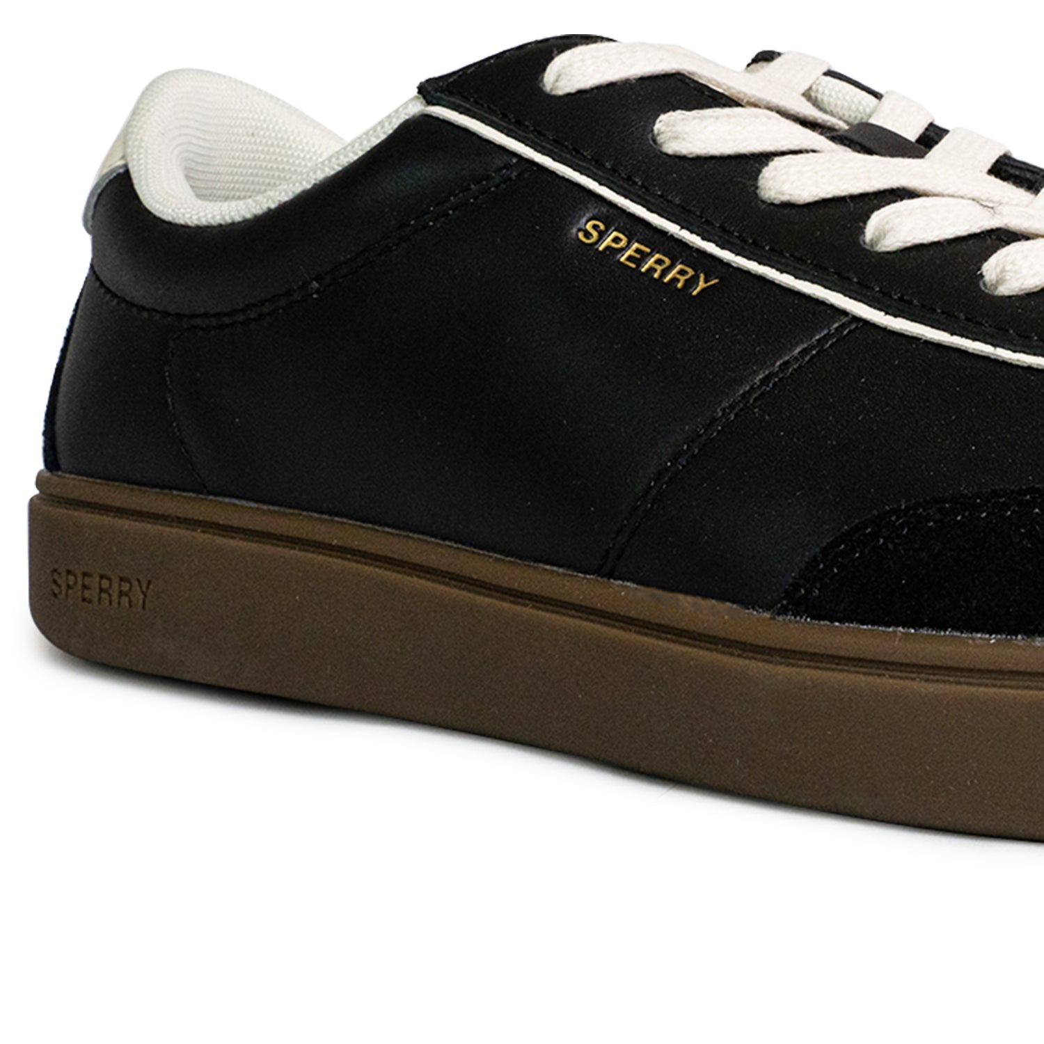 Men's Pier 90 Leather Sneakers - Black/White/Gum (25S00441)