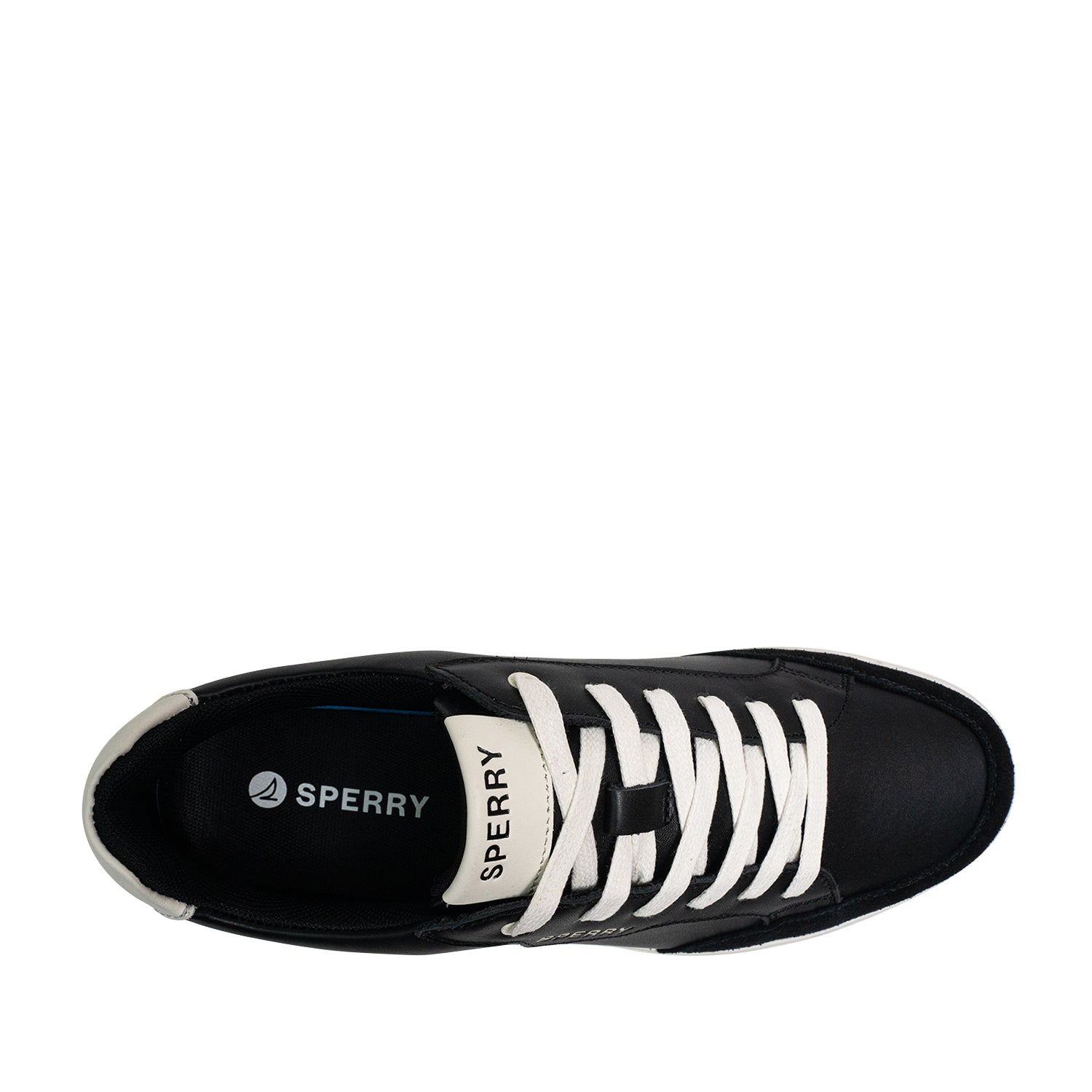 Men's Crew 90 Leather Sneakers - Black/Off-White (25S00461)