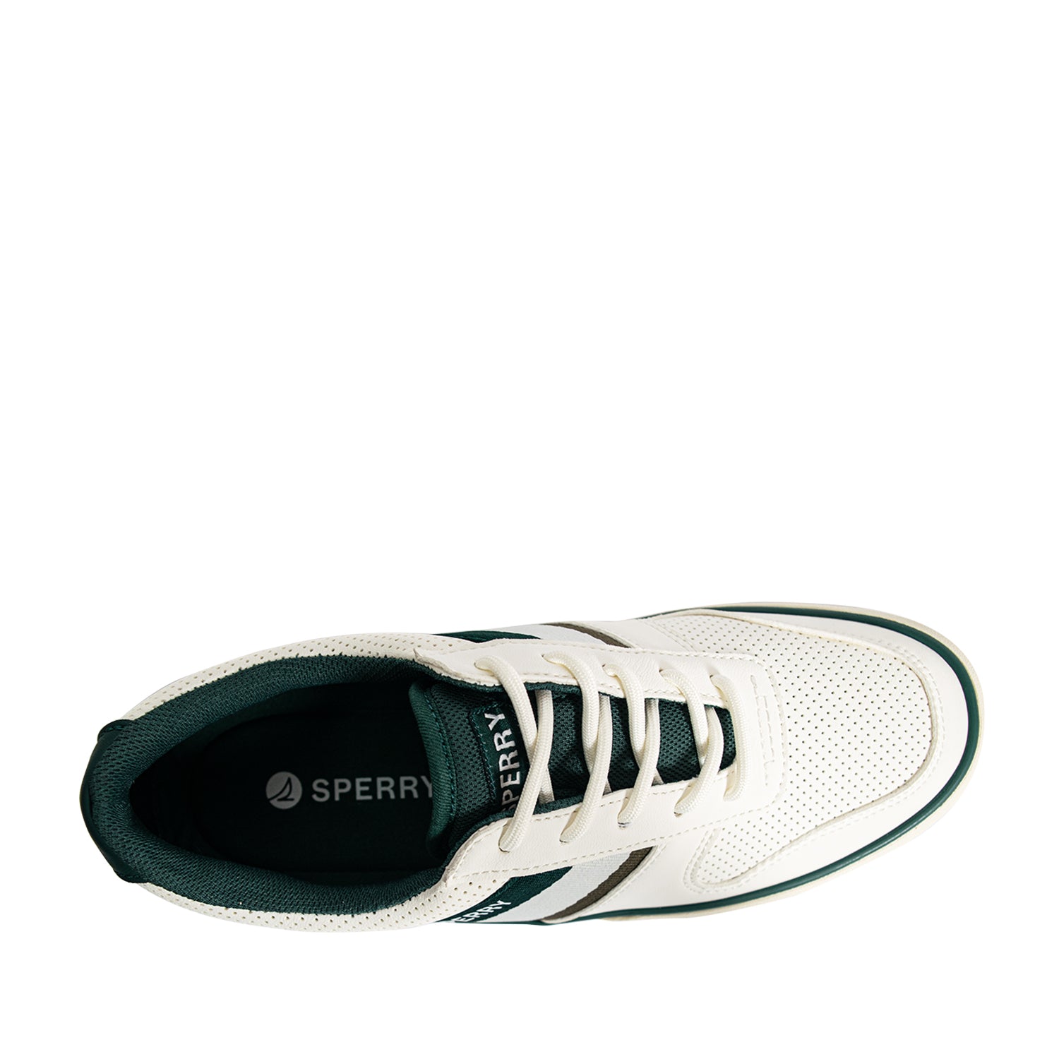 Men's Halyard Retro II Sneakers - Off-White/Dark Green (25S00521)