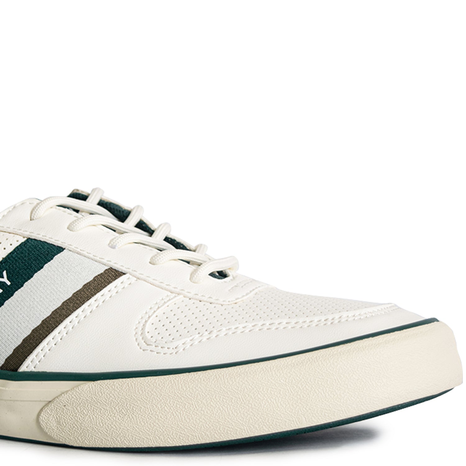 Men's Halyard Retro II Sneakers - Off-White/Dark Green (25S00521)