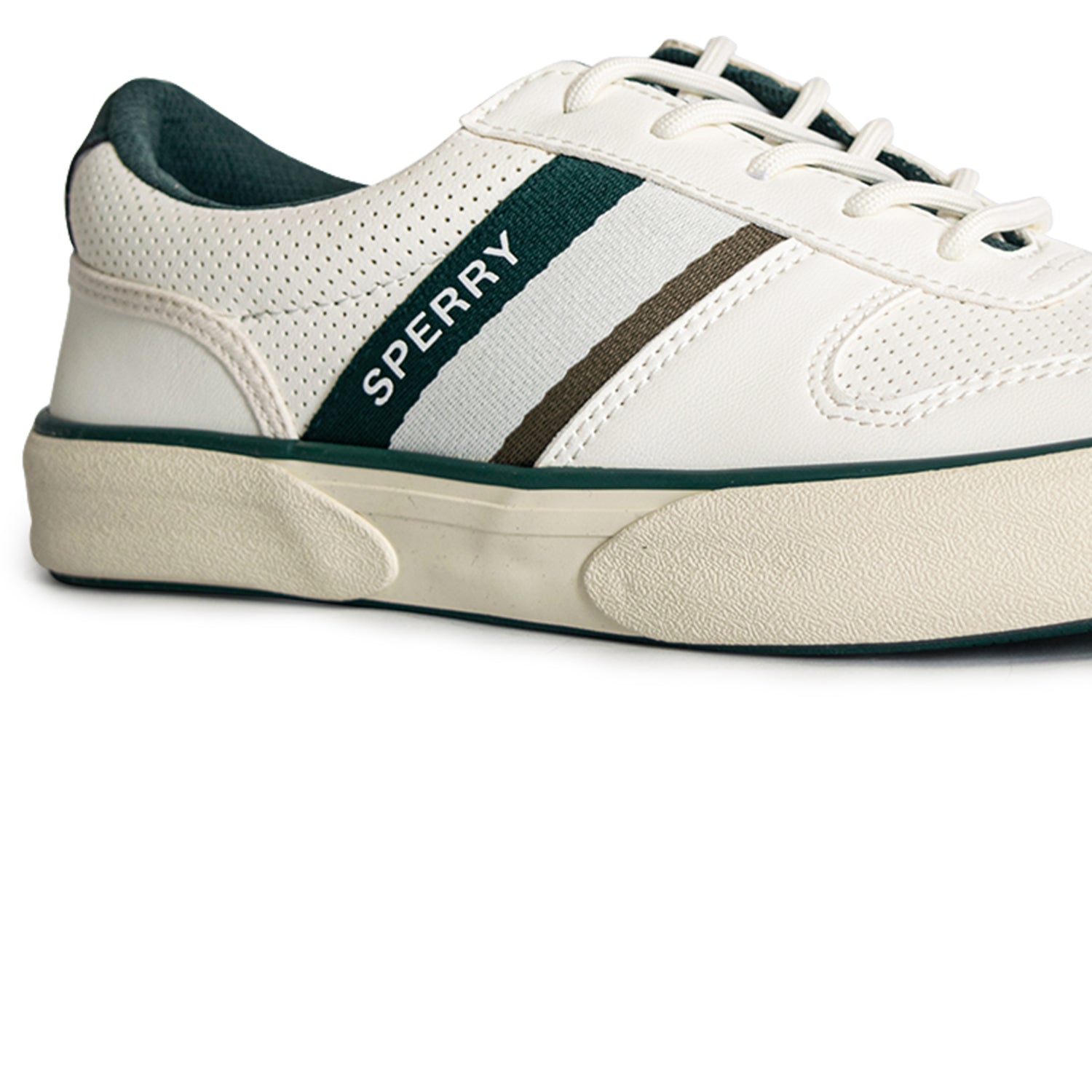 Men's Halyard Retro II Sneakers - Off-White/Dark Green (25S00521)