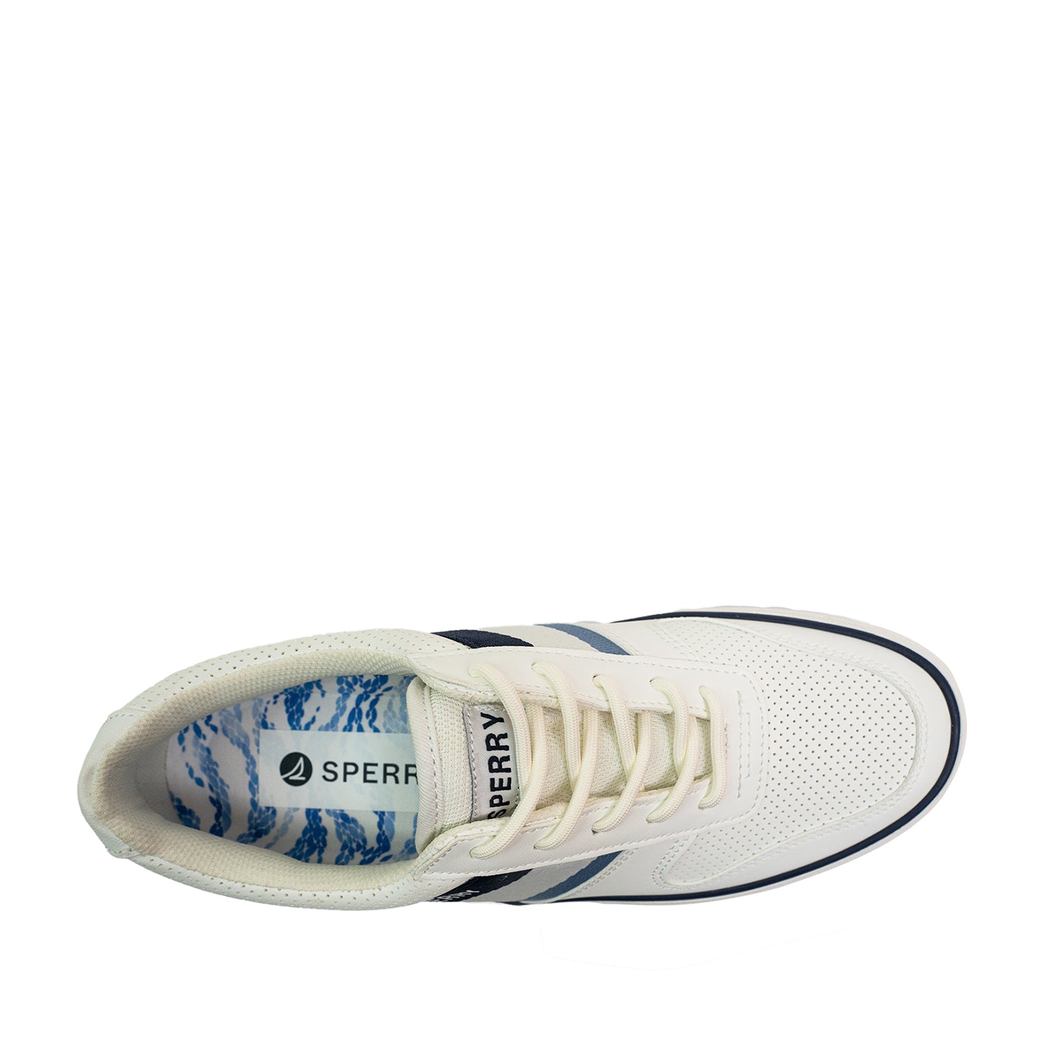 Men's Halyard Retro II Sneakers - Off-White/Blue Wave (25S00531)
