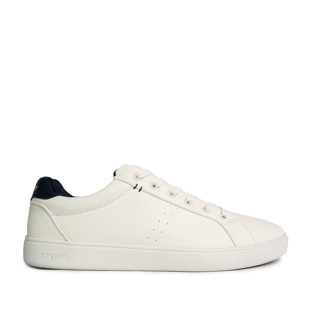 Men's Deck 90 LTT Leather Sneakers - Off-White/Navy (25S00551)