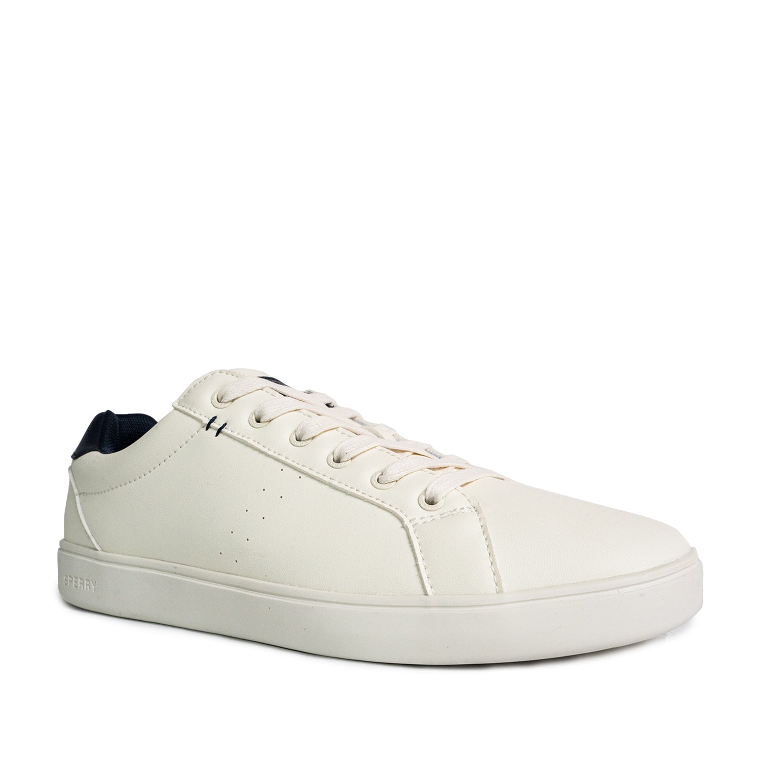 Men's Deck 90 LTT Leather Sneakers - Off-White/Navy (25S00551)