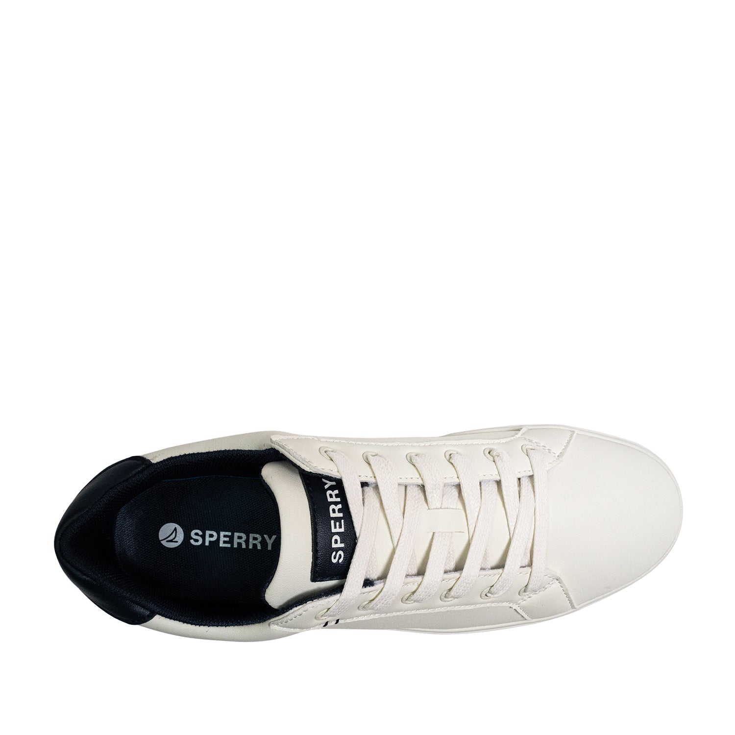 Men's Deck 90 LTT Leather Sneakers - Off-White/Navy (25S00551)